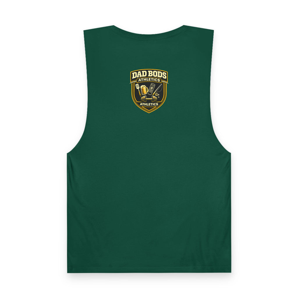 DBA Grill Champ (front ) Unisex Barnard Tank
