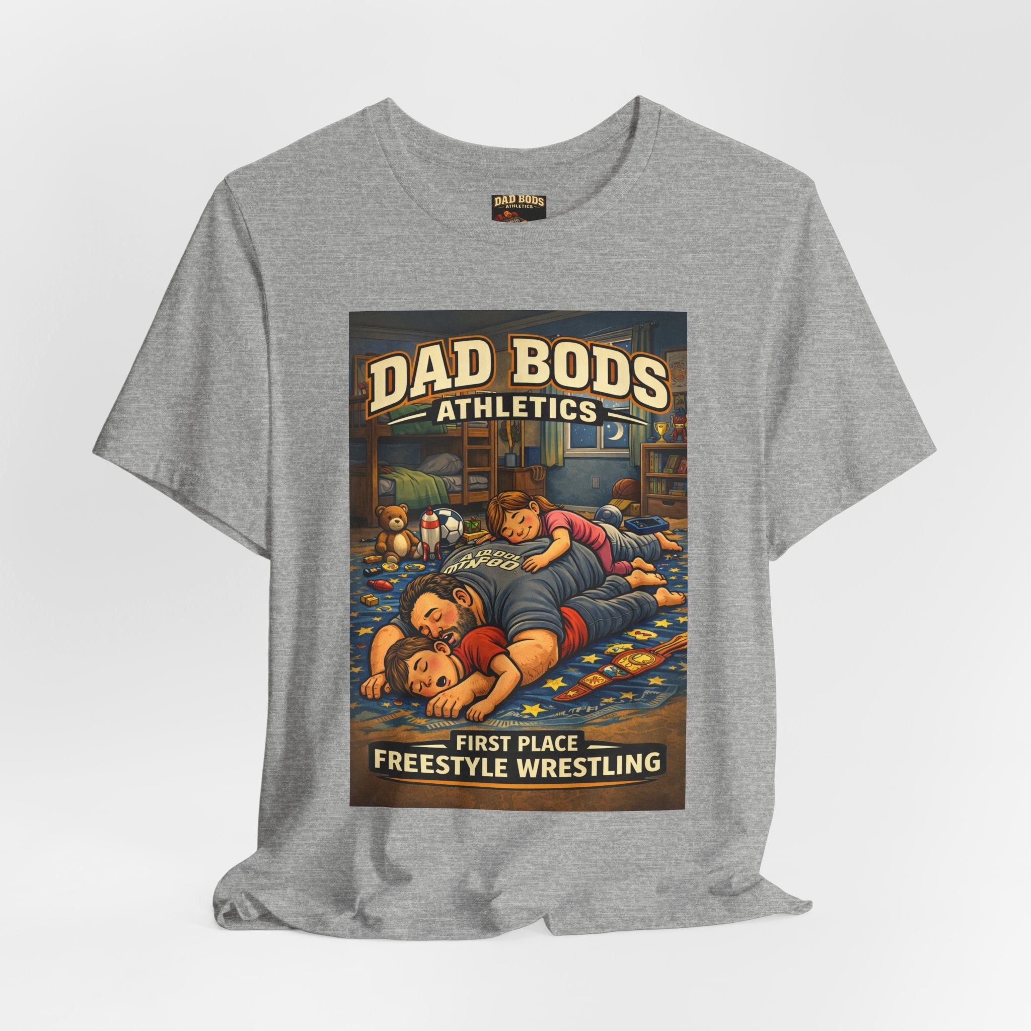 Funny Dad Shirt | Freestyle Wrestling | Dad Bods Athletics | Father's Day Gift for Dads