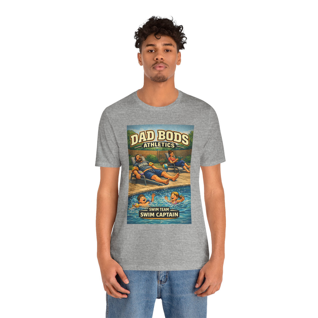 Funny Dad Shirt | Swim Captain | Dad Bods Athletics | Father's Day Gift for Dads