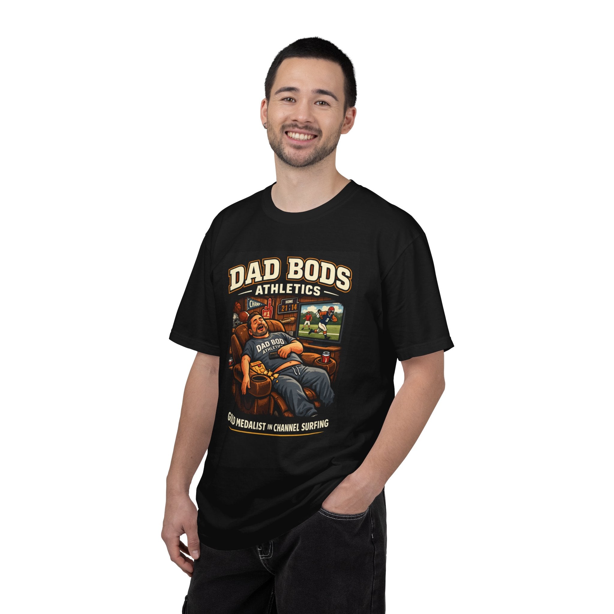 Funny Dad Shirt | Dad Bod Built by BBQ & Beer | Dad Bods Athletics | Father's Day Gift