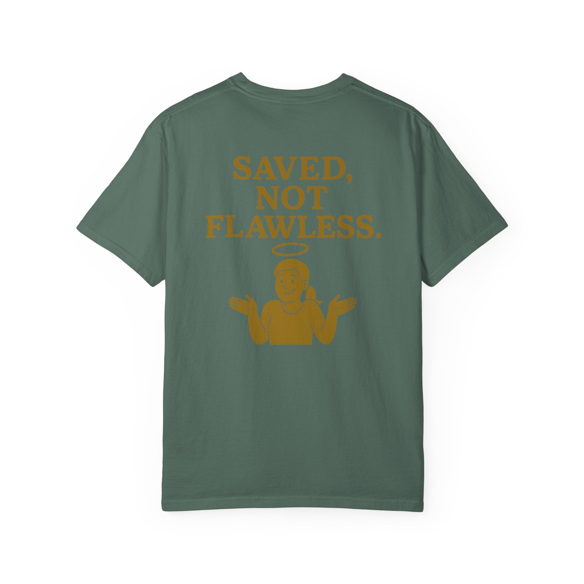 Christian T-Shirt | STILL "Saved Not Flawless" Women's | Faith Apparel | STILL Collection