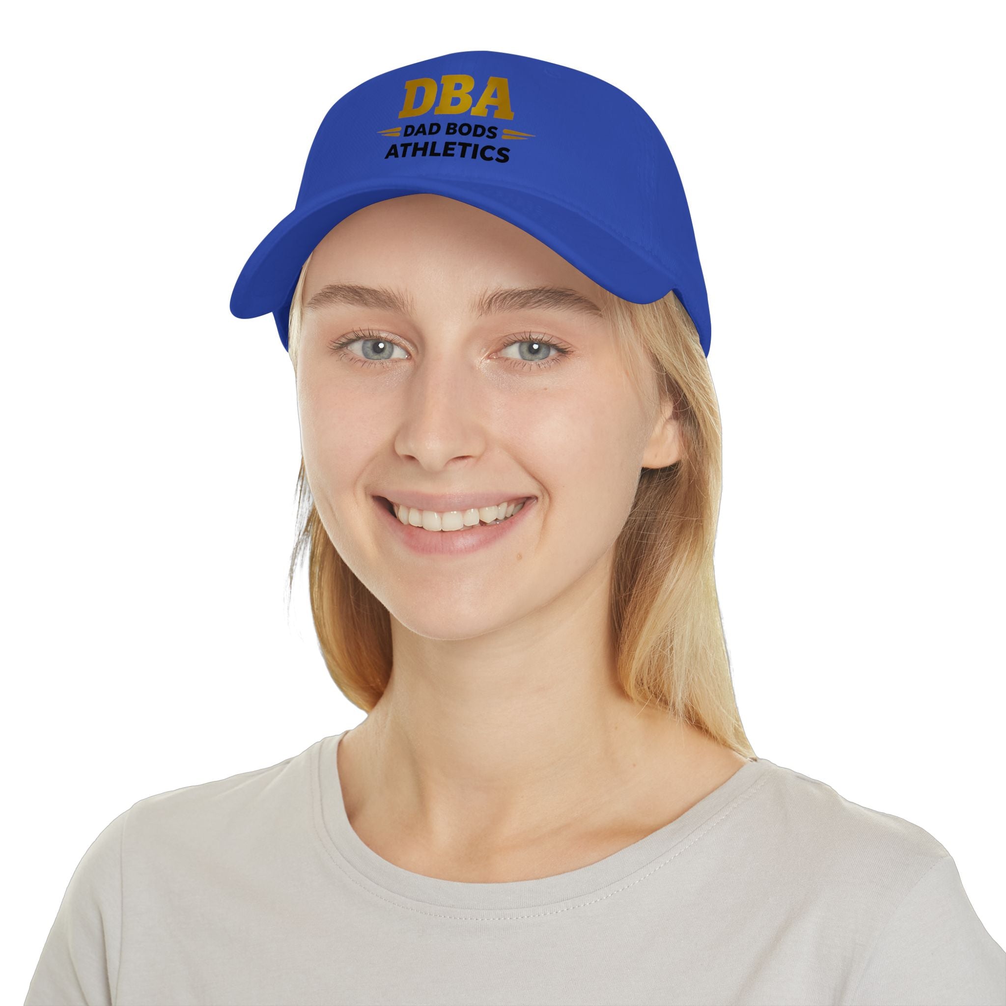 DBA Text Monogram , Low Profile Baseball Cap