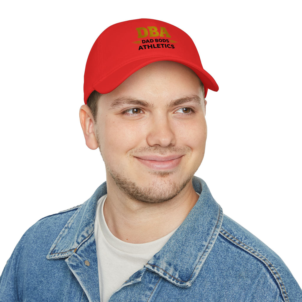 DBA Text Monogram , Low Profile Baseball Cap