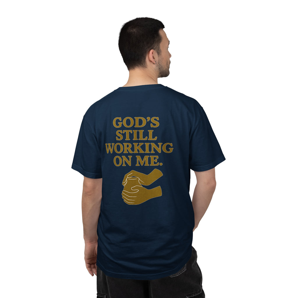 Christian T-Shirt | STILL "God's Still Working" | Inspirational Faith Tee | STILL Collection