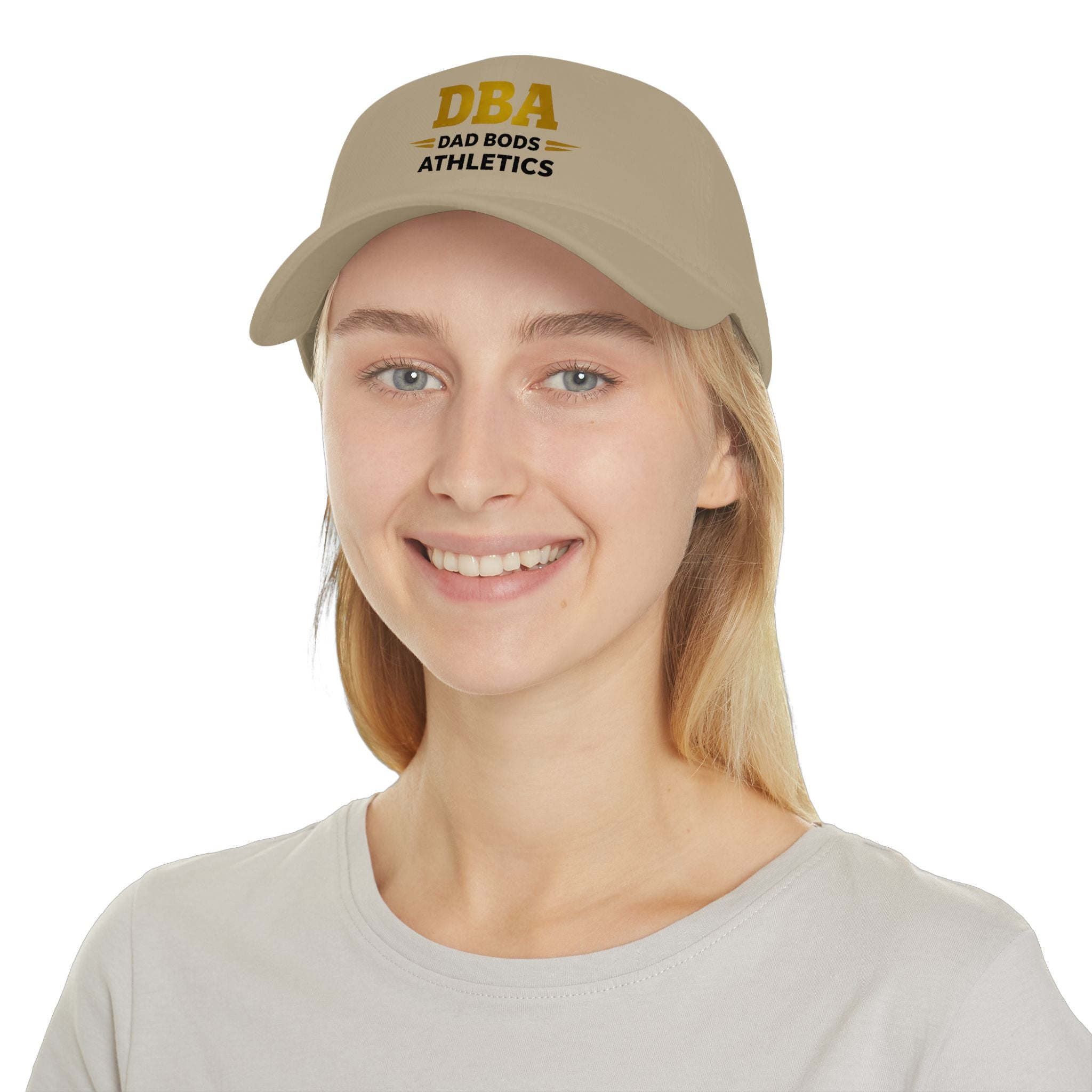DBA Text Monogram , Low Profile Baseball Cap