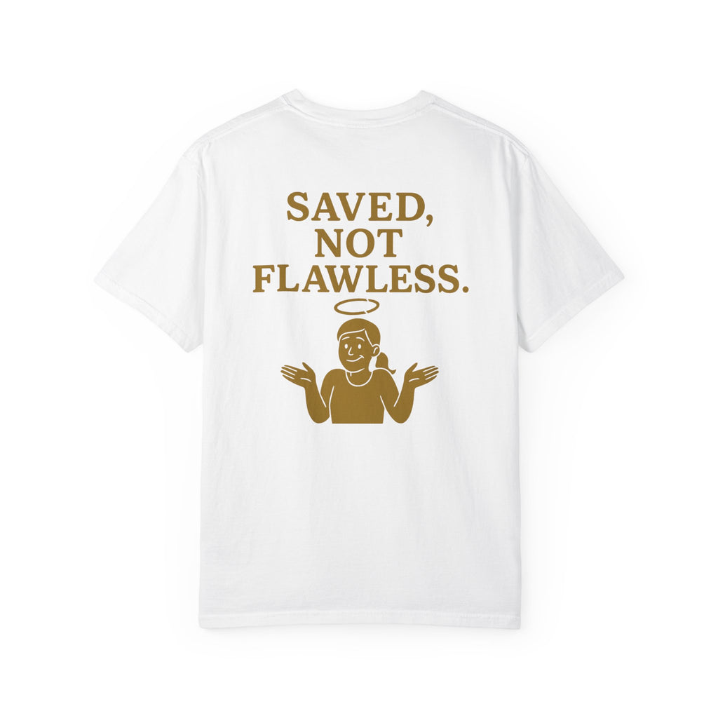 Christian T-Shirt | STILL "Saved Not Flawless" Women's | Faith Apparel | STILL Collection