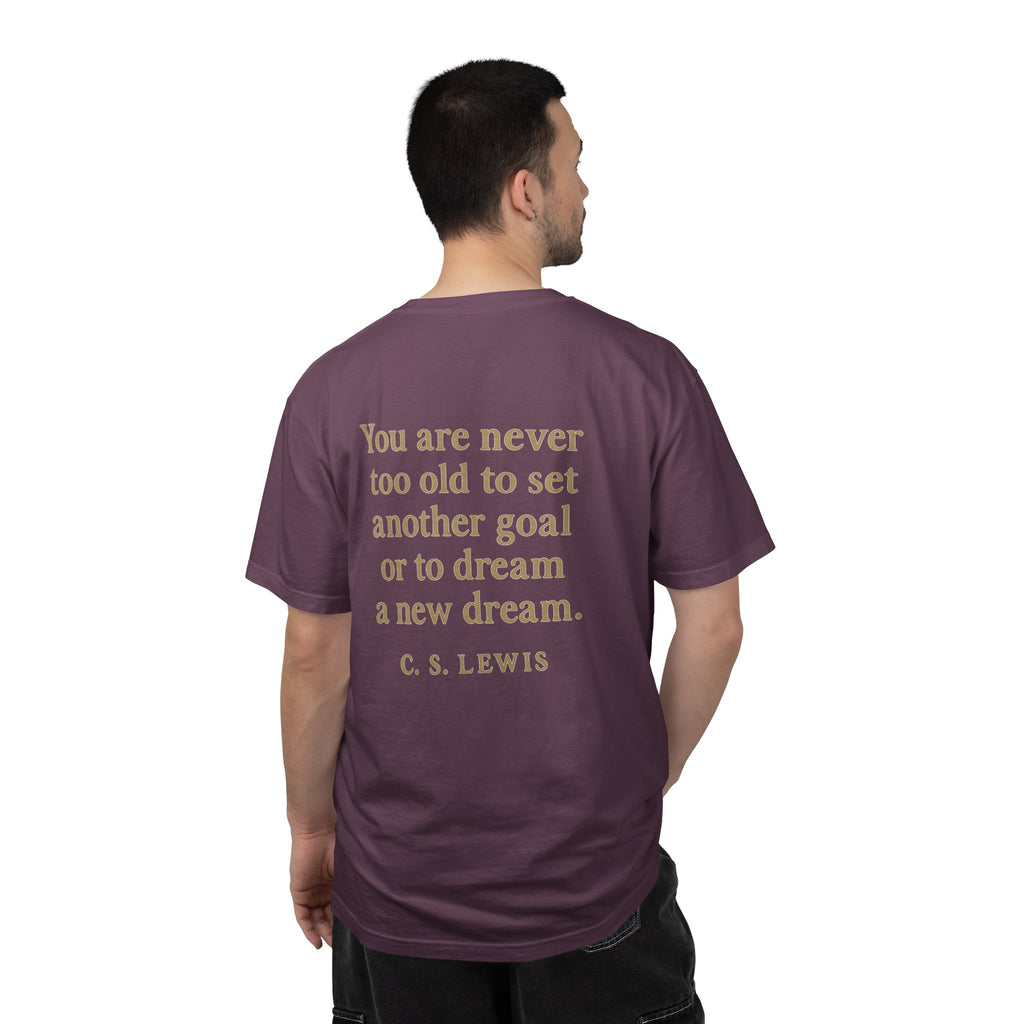 Christian T-Shirt | STILL "Never Too Old to Dream" | Inspirational Faith Tee | STILL Collection