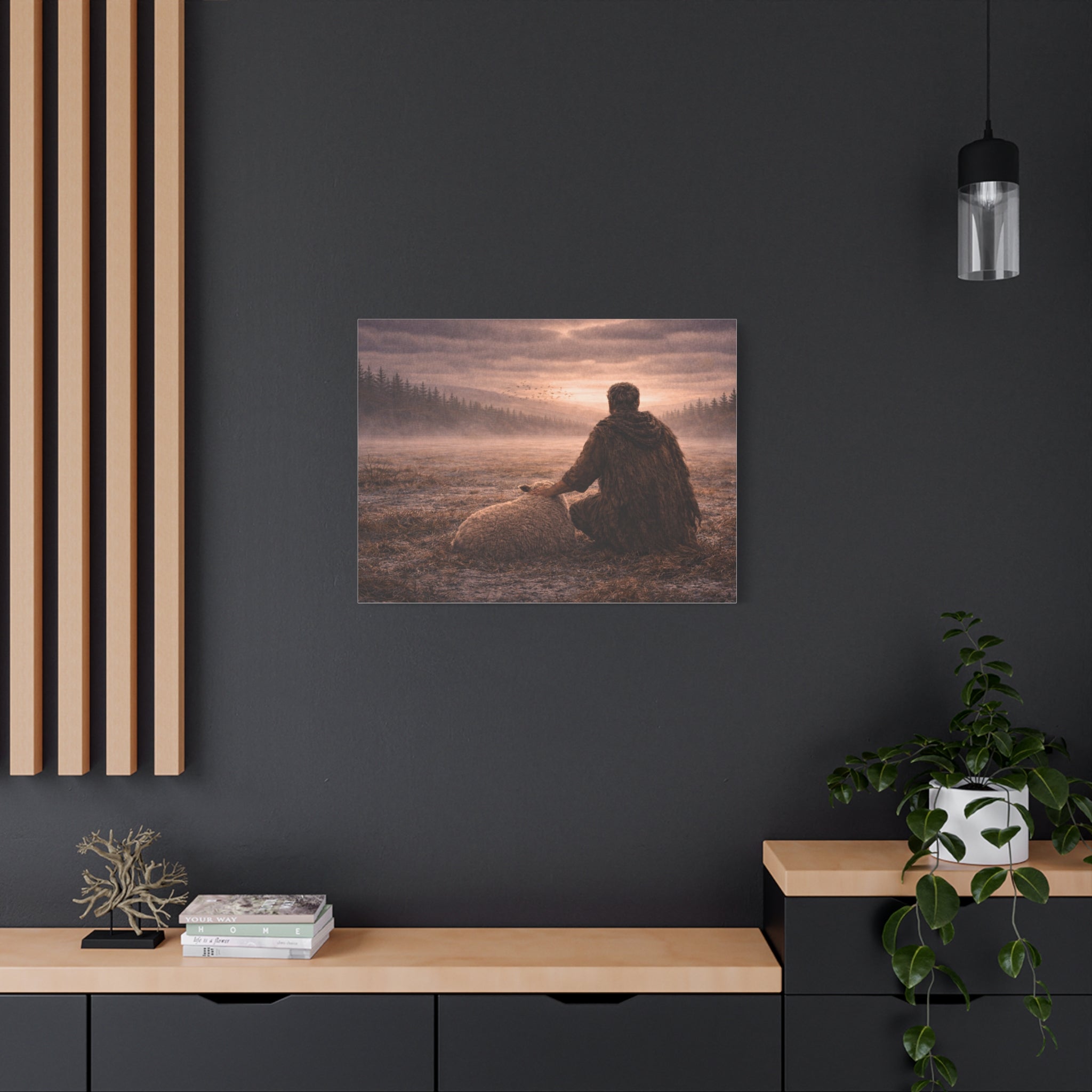 Stormy Meadow Wall Art | "Stillness" #7 of 12 | Inspirational Canvas Print | Fine Art