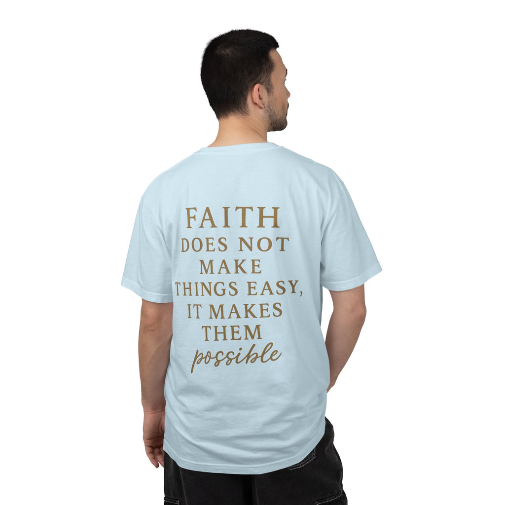 Christian T-Shirt | STILL "Faith Makes Things Possible" | Scripture Tee | STILL Collection