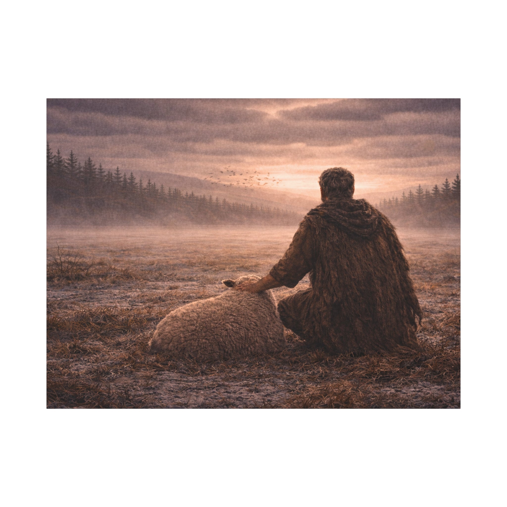 Stormy Meadow Wall Art | "Stillness" #7 of 12 | Inspirational Canvas Print | Fine Art