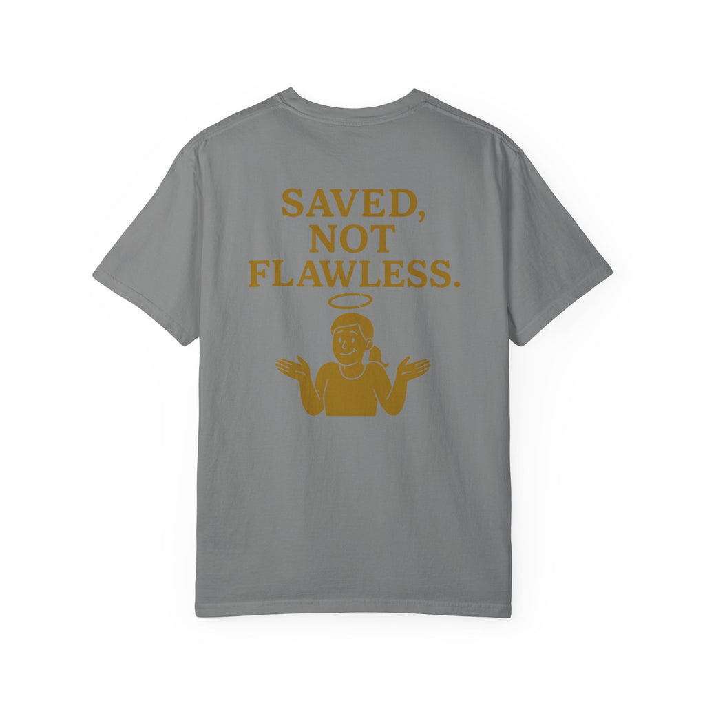Christian T-Shirt | STILL "Saved Not Flawless" Women's | Faith Apparel | STILL Collection