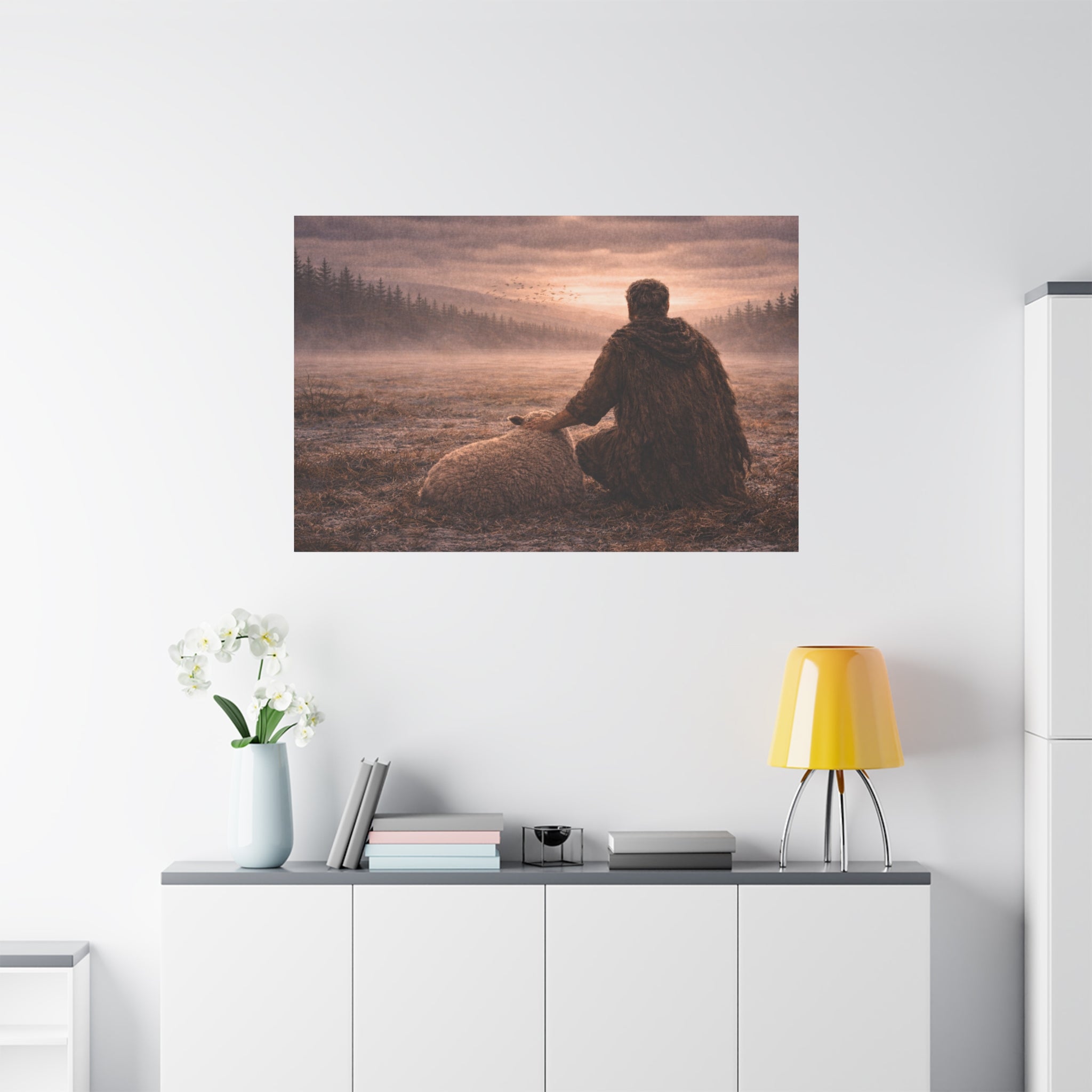Stormy Meadow Wall Art | "Stillness" #7 of 12 | Inspirational Canvas Print | Fine Art