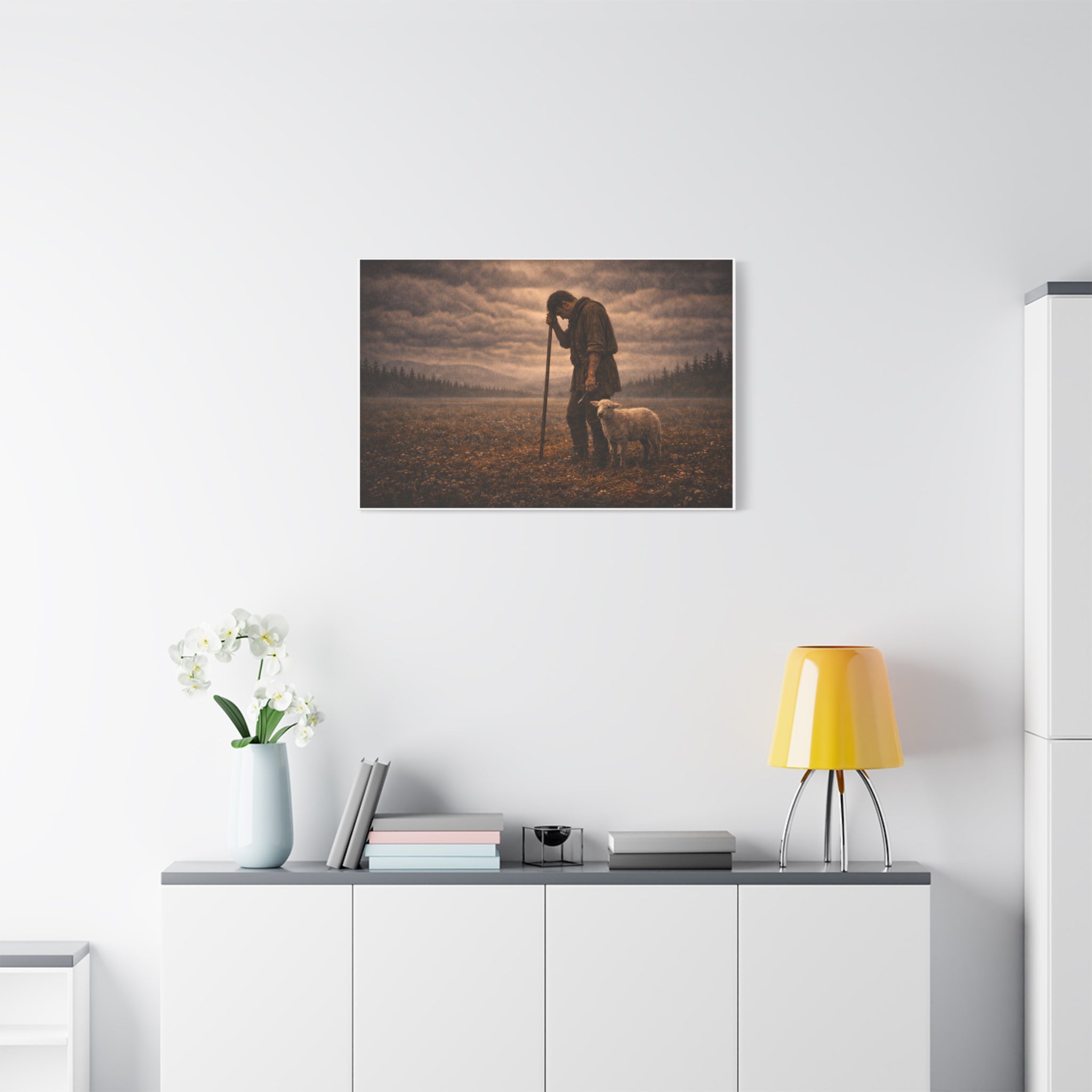 Stormy Meadow Wall Art | "The Weight" #4 of 12 | Inspirational Canvas Print | Fine Art
