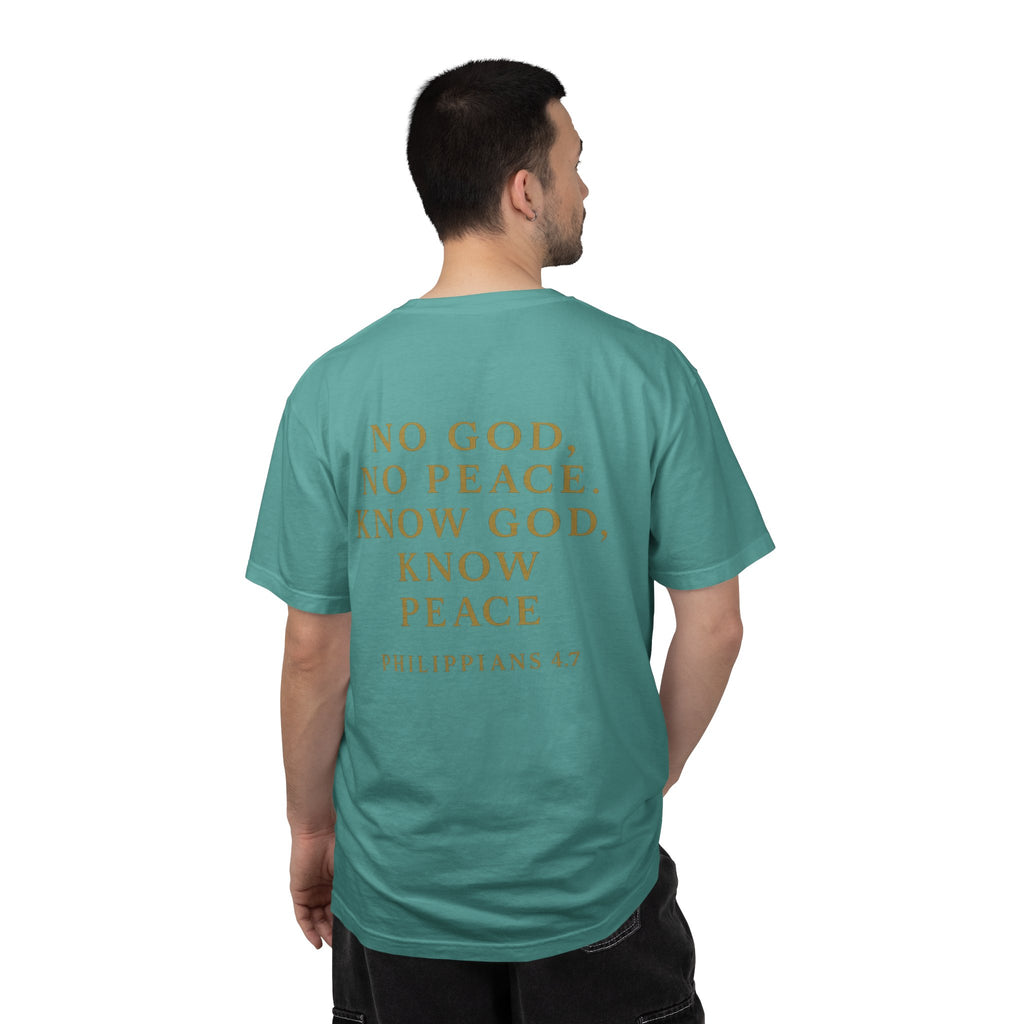 Christian T-Shirt | STILL "No God No Peace" | Faith Scripture Tee | STILL Collection