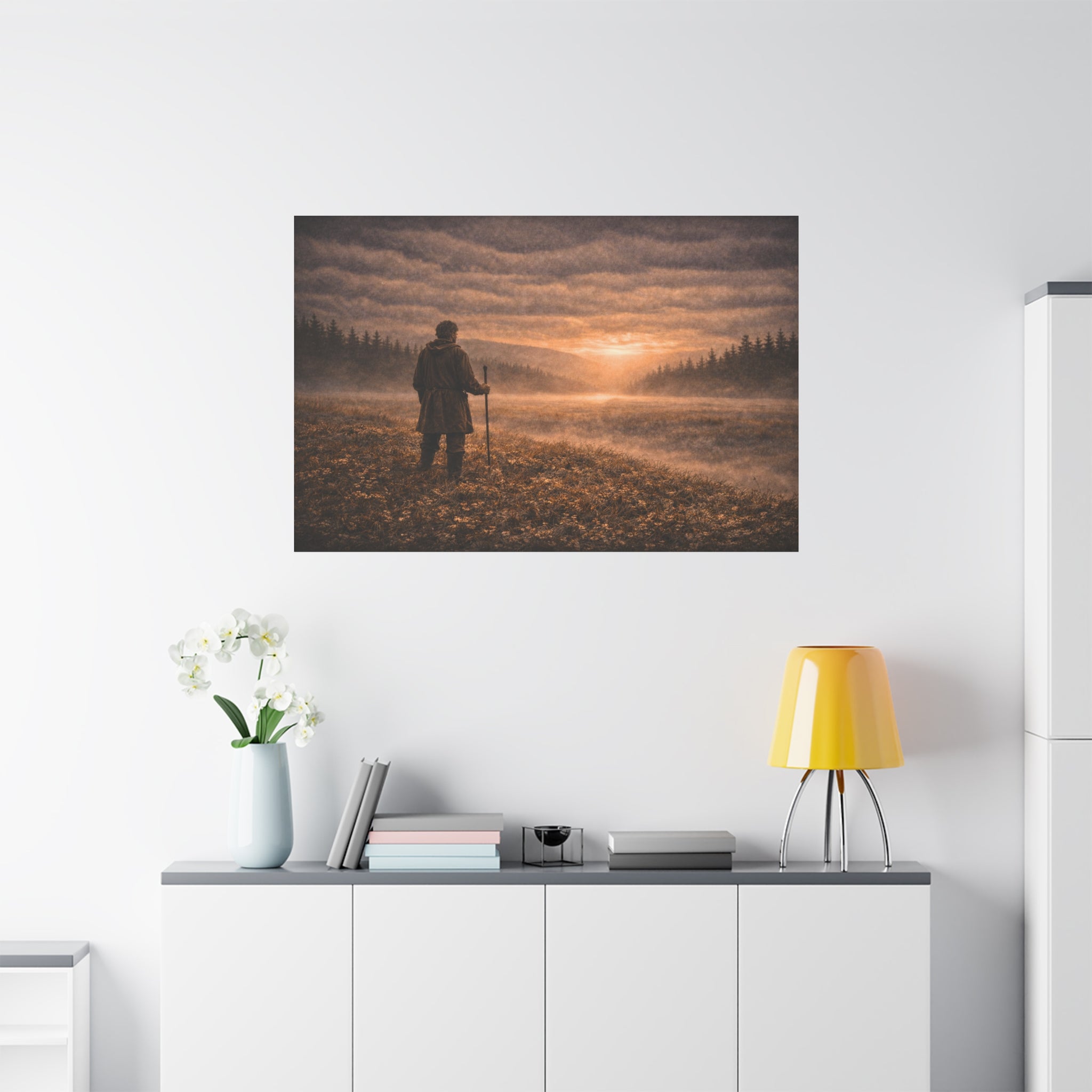 Stormy Meadow Wall Art | "The Turn" #5 of 12 | Cinematic Canvas Print | Fine Art