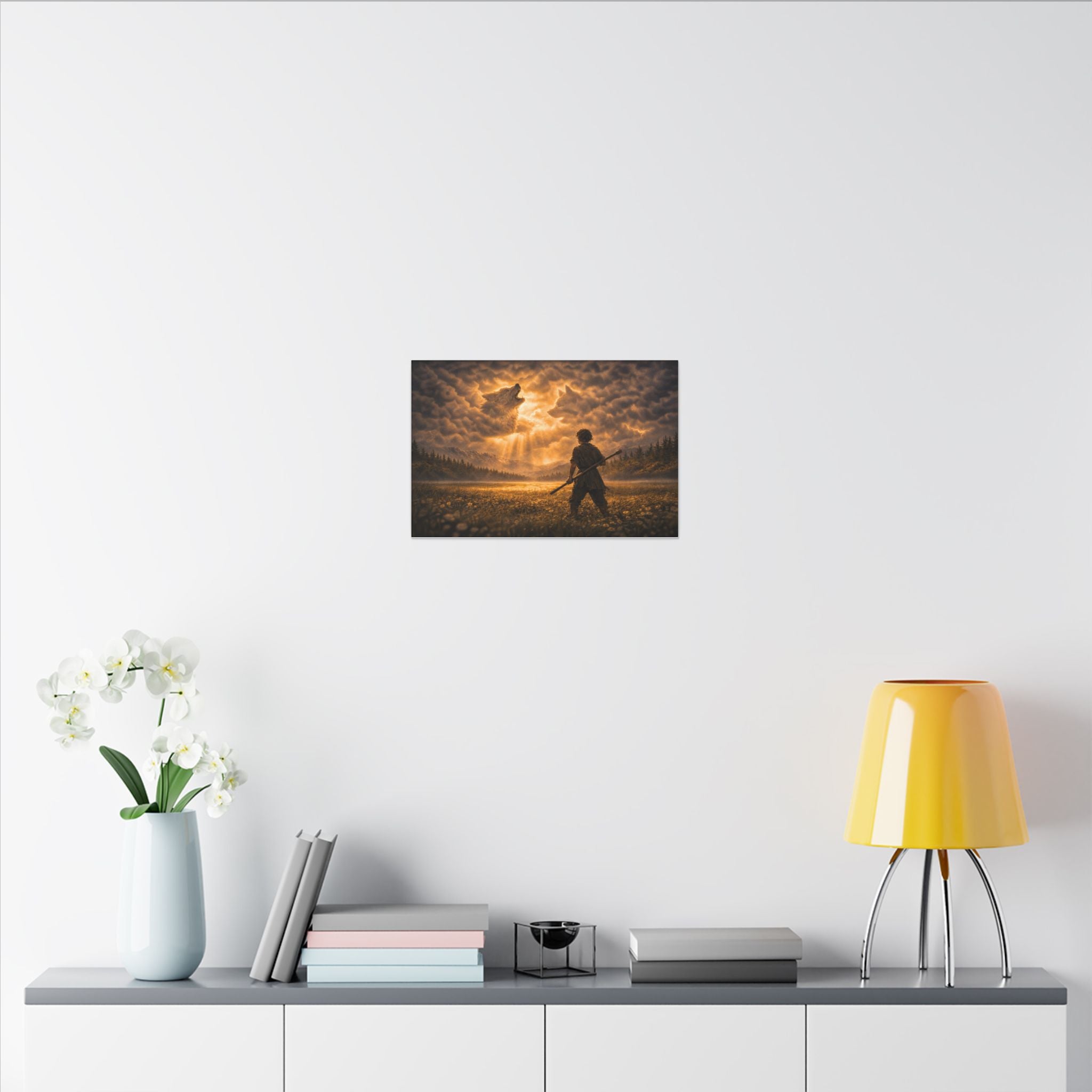 Stormy Meadow Wall Art | "The Omen" #2 of 12 | Cinematic Canvas Print | Fine Art