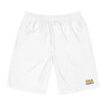 DBA gold and black text (left leg ) Men's Board Shorts (AOP)