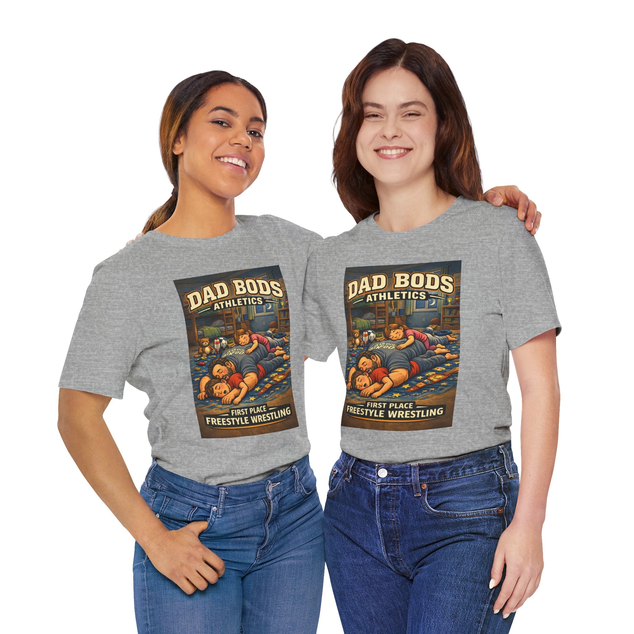 Funny Dad Shirt | Freestyle Wrestling | Dad Bods Athletics | Father's Day Gift for Dads