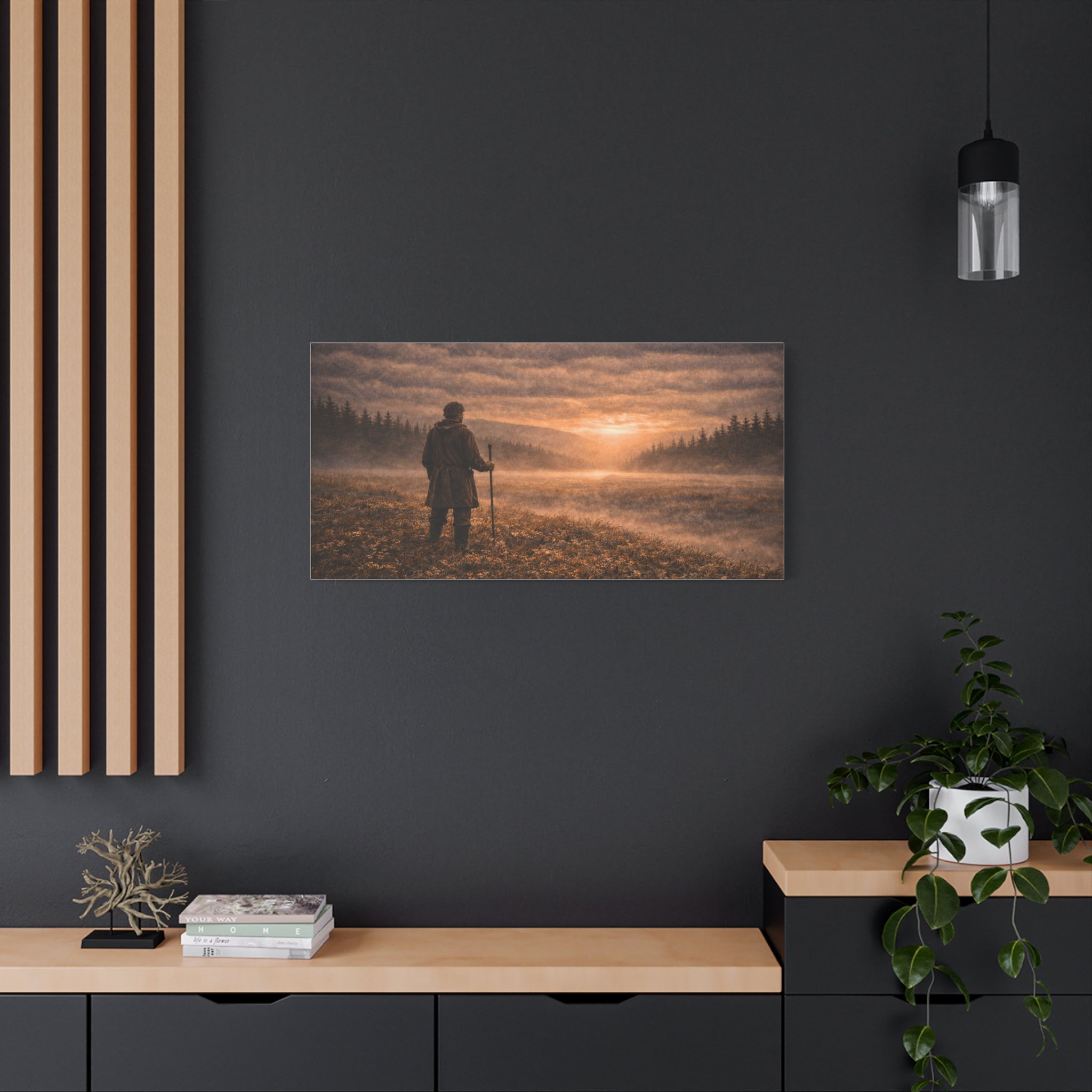 Stormy Meadow Wall Art | "The Turn" #5 of 12 | Cinematic Canvas Print | Fine Art