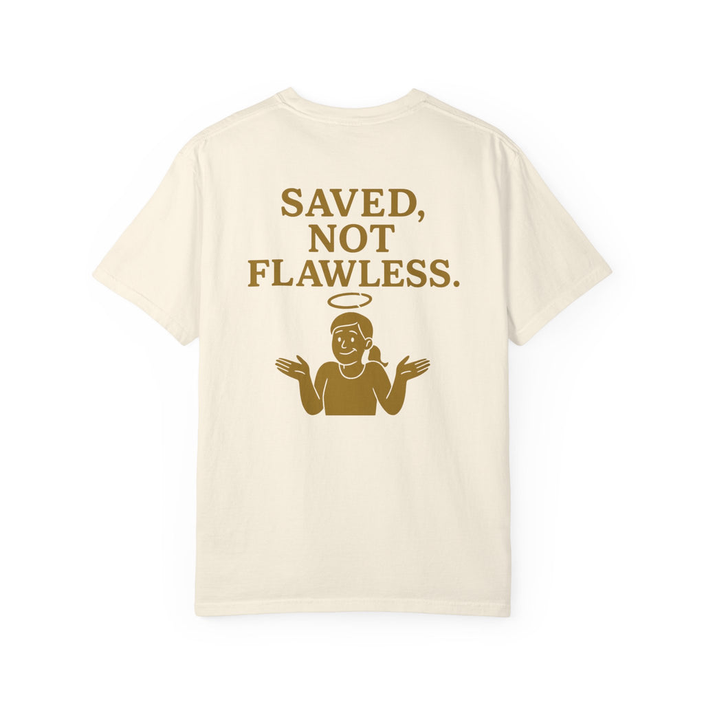 Christian T-Shirt | STILL "Saved Not Flawless" Women's | Faith Apparel | STILL Collection