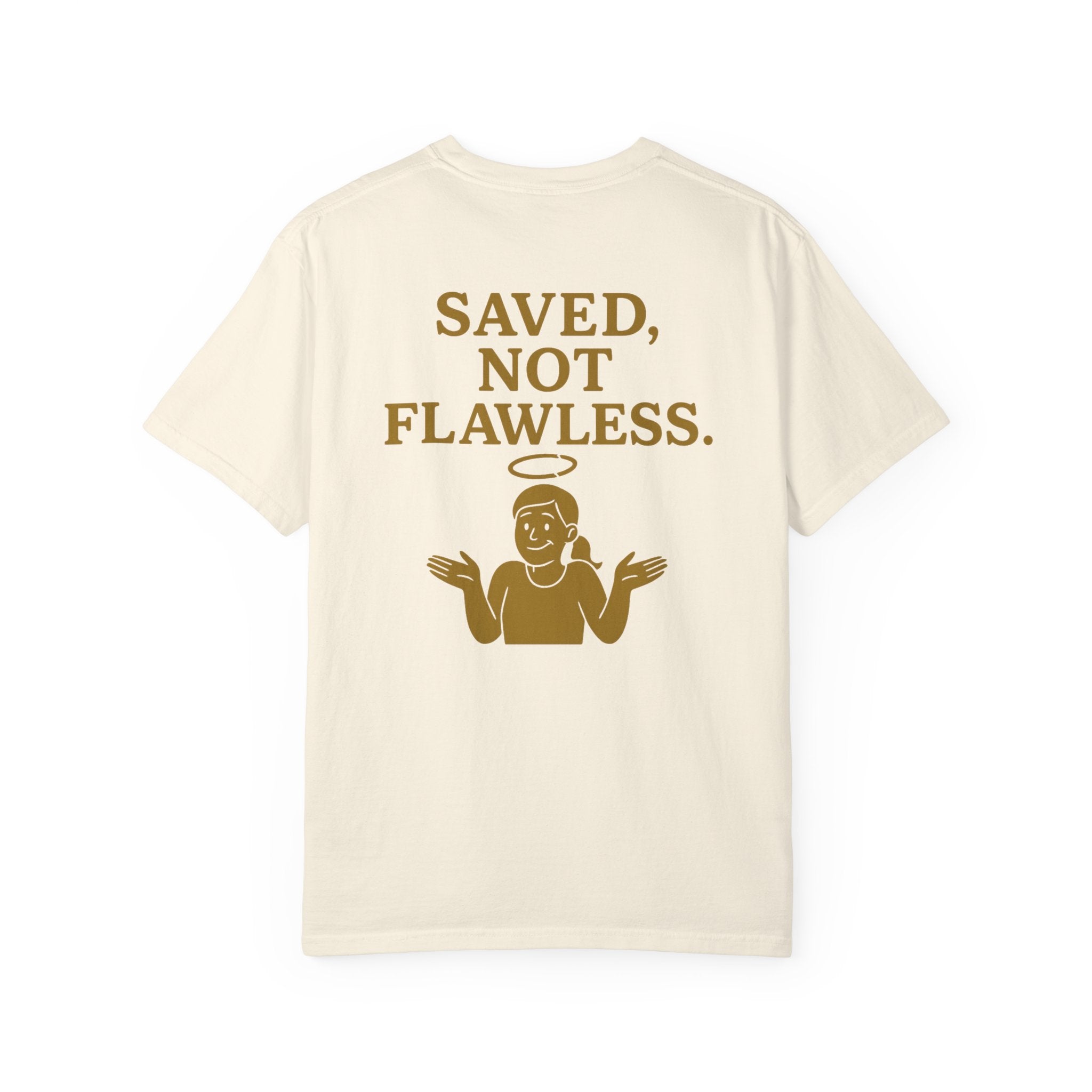 Christian T-Shirt | STILL "Saved Not Flawless" Women's | Faith Apparel | STILL Collection