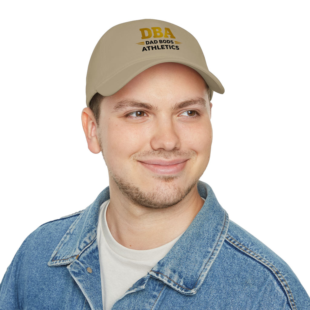 DBA Text Monogram , Low Profile Baseball Cap
