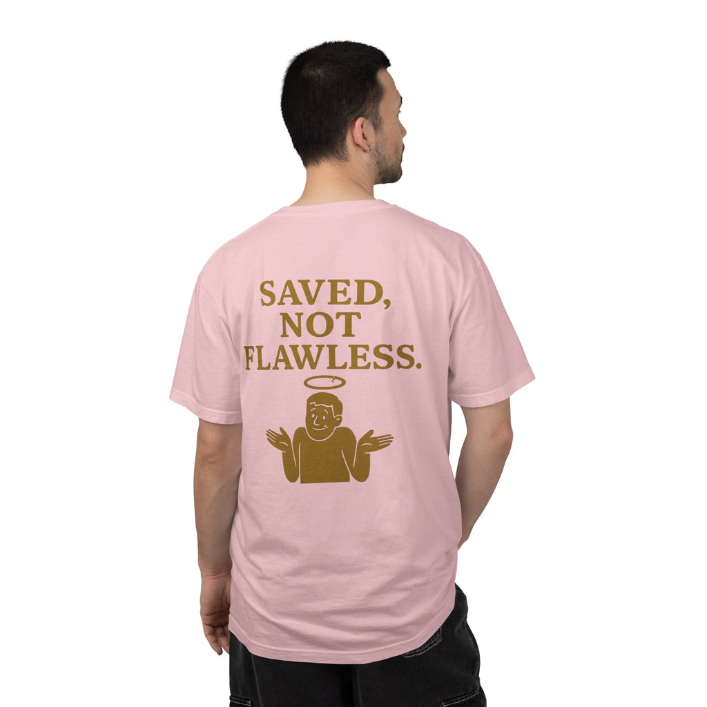 Christian T-Shirt | STILL "Saved Not Flawless" Men's | Faith Apparel | STILL Collection