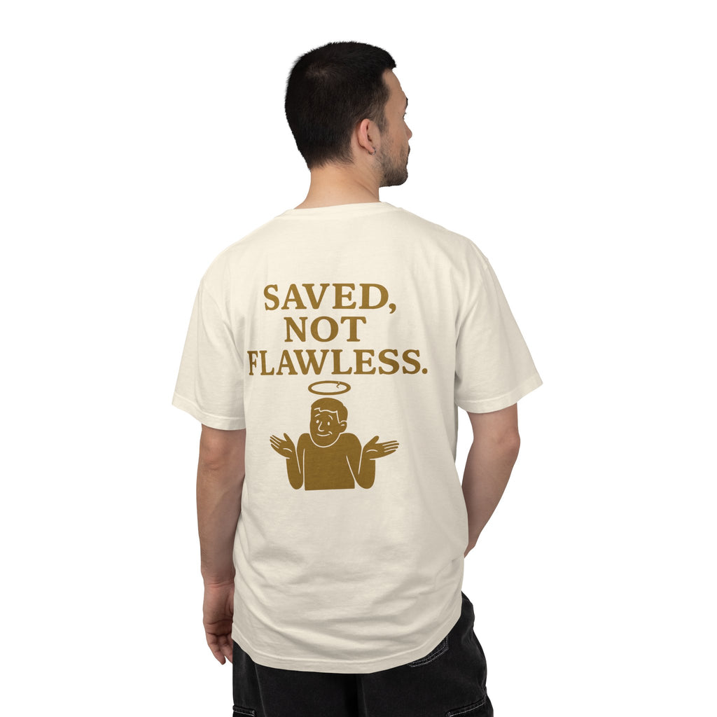 Christian T-Shirt | STILL "Saved Not Flawless" Men's | Faith Apparel | STILL Collection