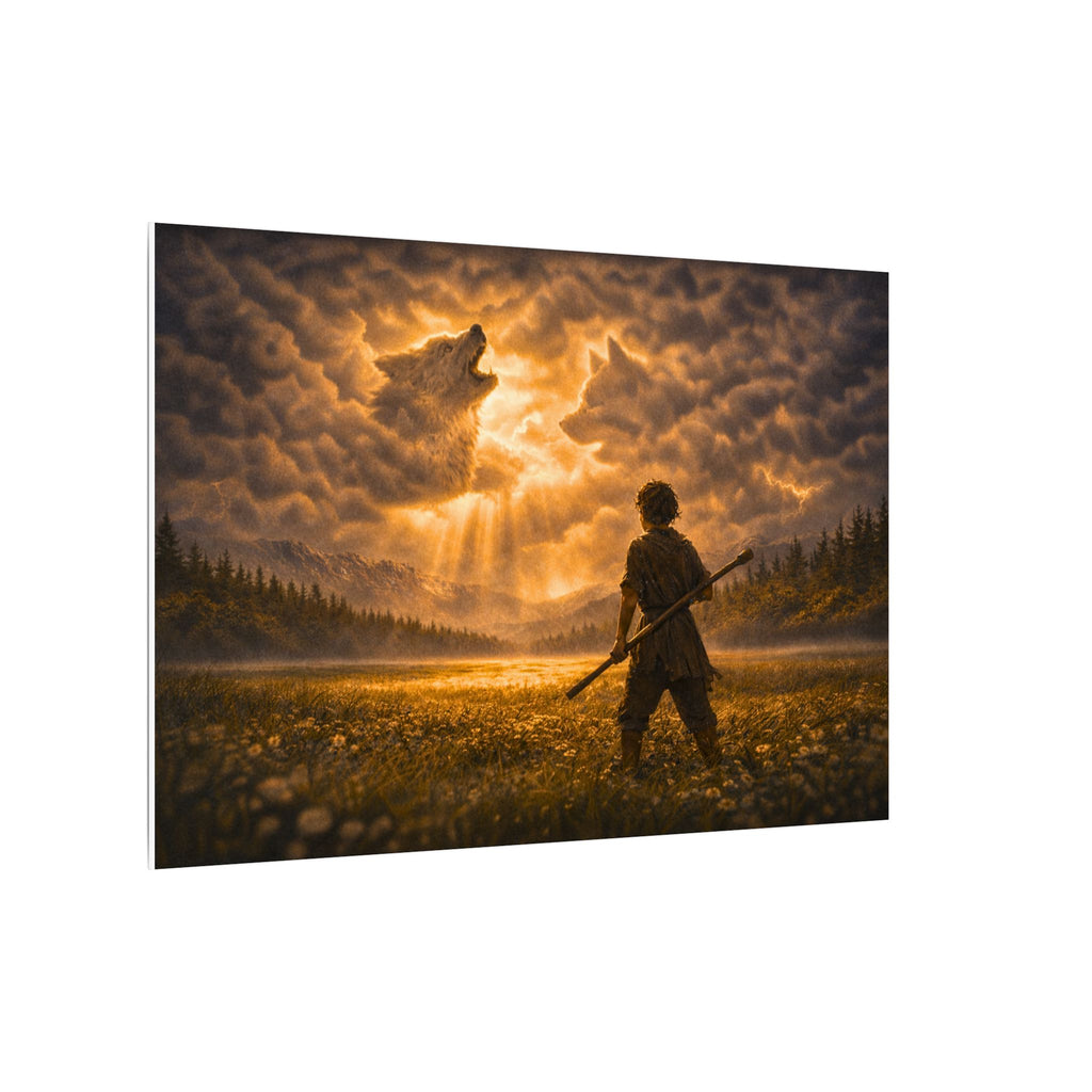 Stormy Meadow Wall Art | "The Omen" #2 of 12 | Cinematic Canvas Print | Fine Art