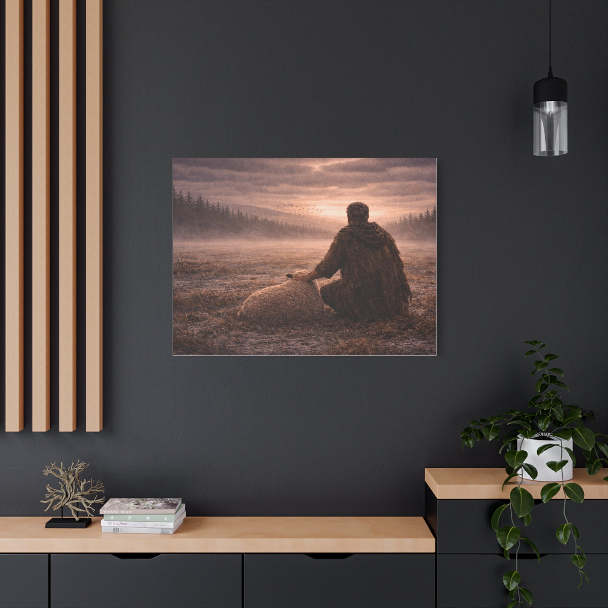 Stormy Meadow Wall Art | "Stillness" #7 of 12 | Inspirational Canvas Print | Fine Art