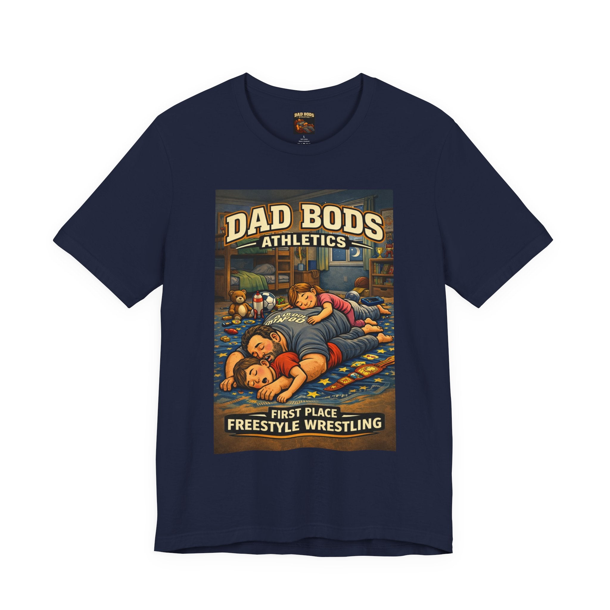 Funny Dad Shirt | Freestyle Wrestling | Dad Bods Athletics | Father's Day Gift for Dads