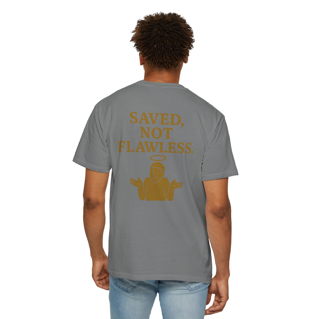 Christian T-Shirt | STILL "Saved Not Flawless" Men's | Faith Apparel | STILL Collection