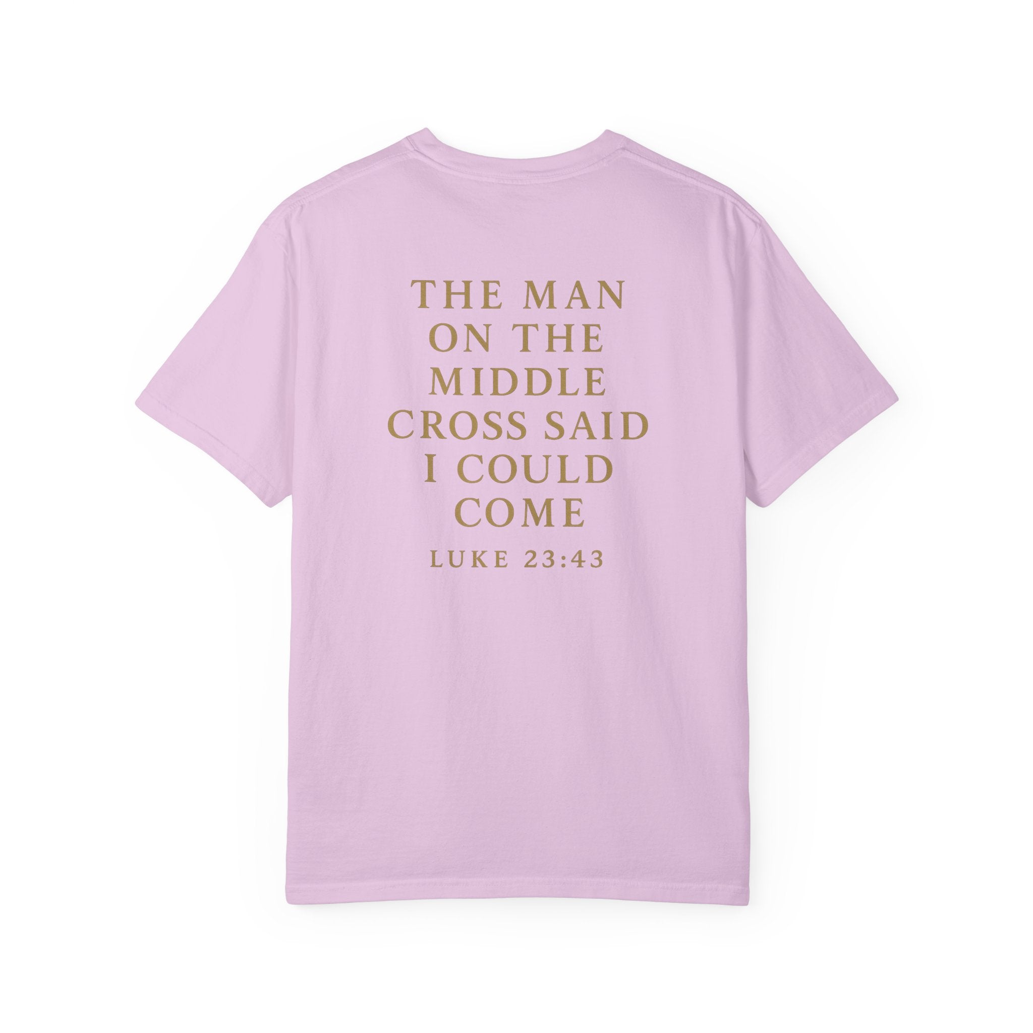 Christian T-Shirt | STILL "The Man on the Middle Cross" | Faith Scripture Tee | STILL Collection
