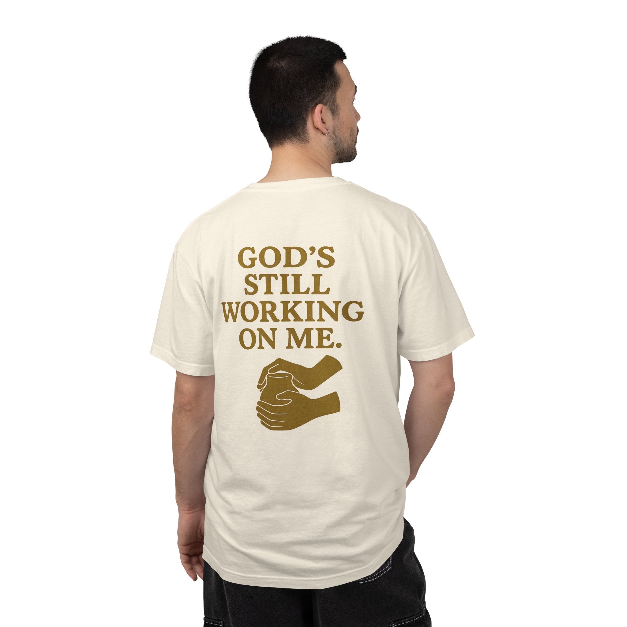 Christian T-Shirt | STILL "God's Still Working" | Inspirational Faith Tee | STILL Collection