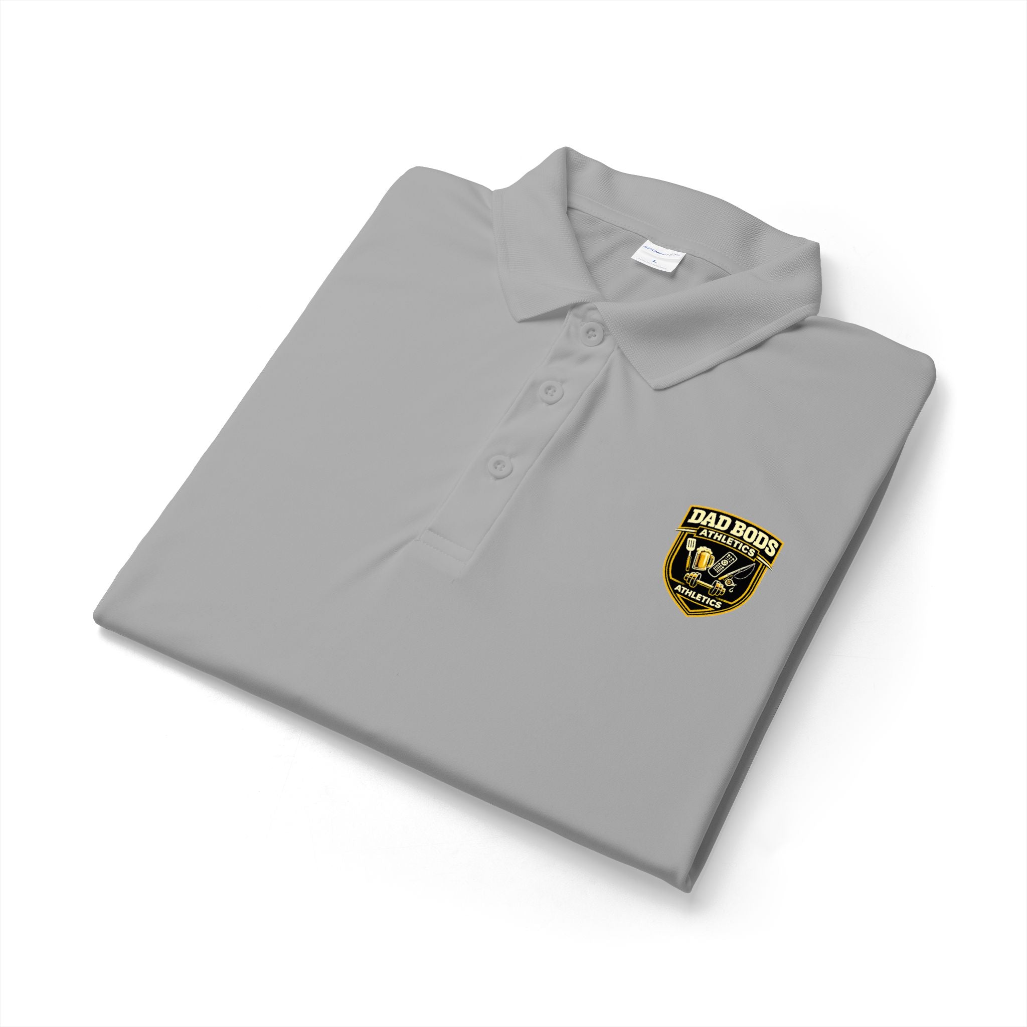 Men's 'Dad Bods Athletics Logo' Polo Shirt – Performance Golf & Work Polo