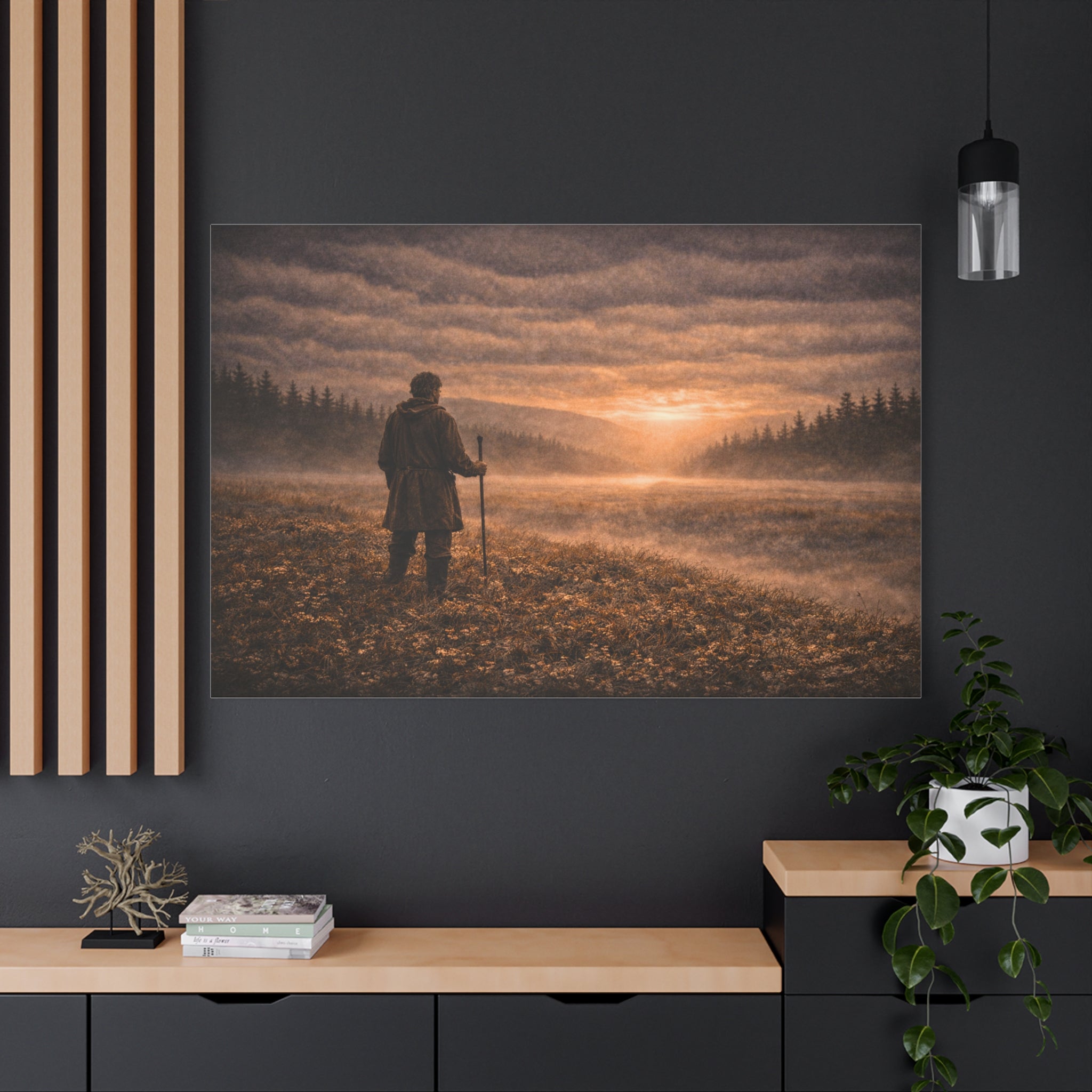 Stormy Meadow Wall Art | "The Turn" #5 of 12 | Cinematic Canvas Print | Fine Art