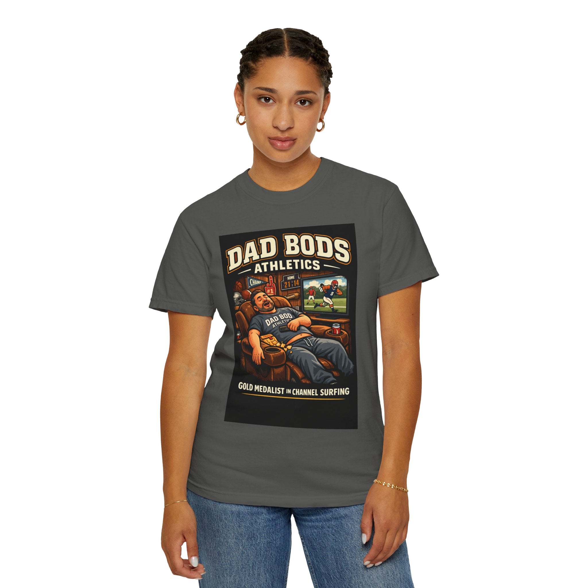 Funny Dad Shirt | Dad Bod Built by BBQ & Beer | Dad Bods Athletics | Father's Day Gift