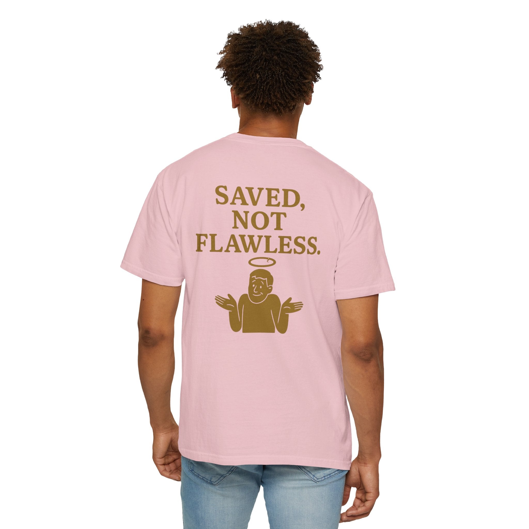 Christian T-Shirt | STILL "Saved Not Flawless" Men's | Faith Apparel | STILL Collection
