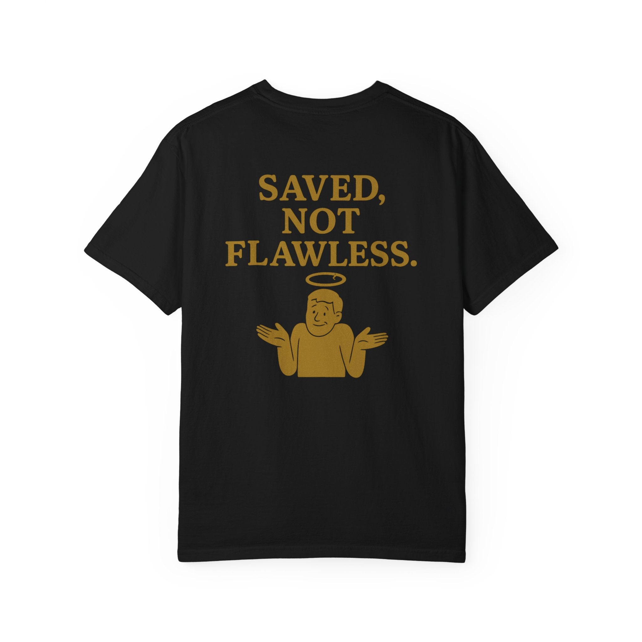 Christian T-Shirt | STILL "Saved Not Flawless" Men's | Faith Apparel | STILL Collection