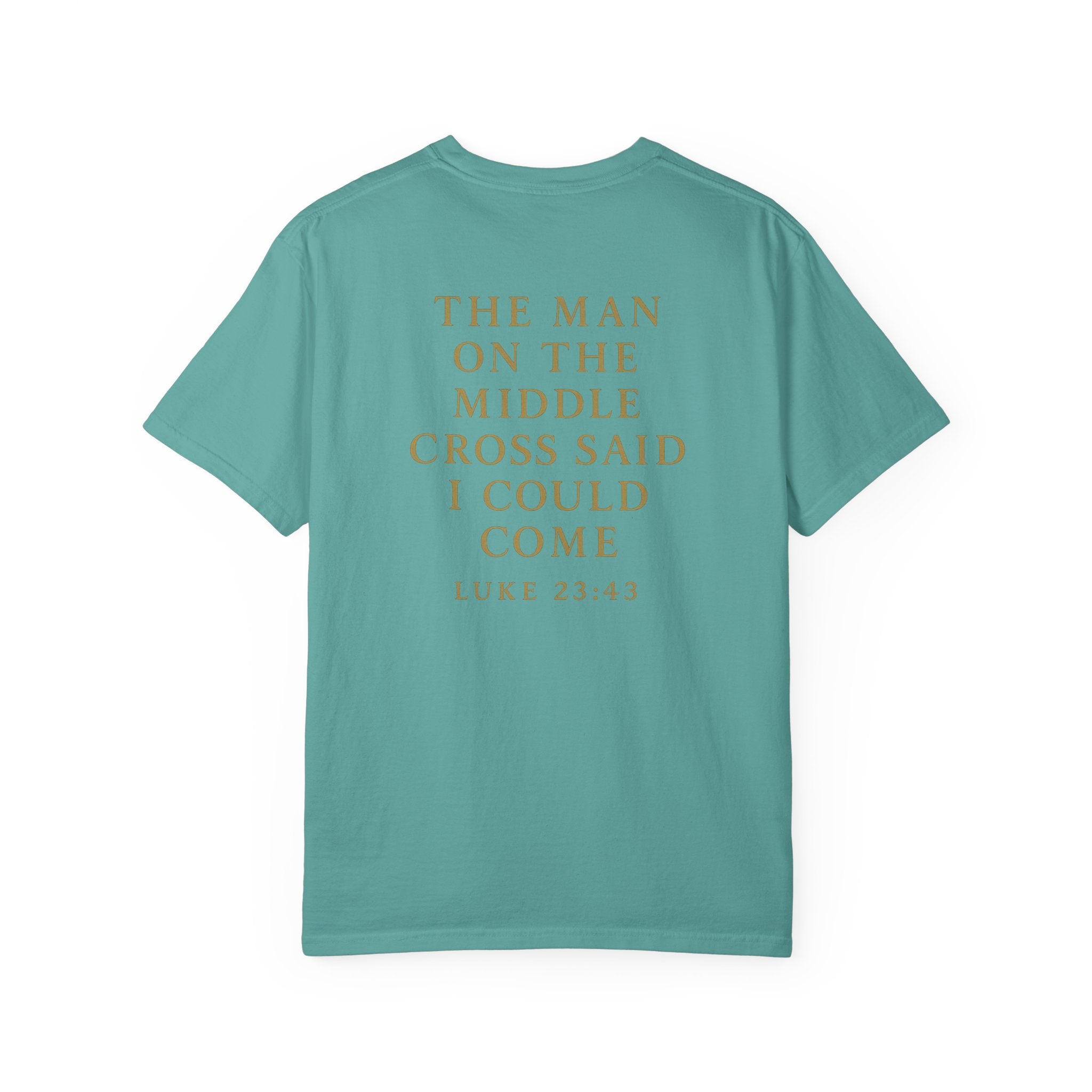 Christian T-Shirt | STILL "The Man on the Middle Cross" | Faith Scripture Tee | STILL Collection