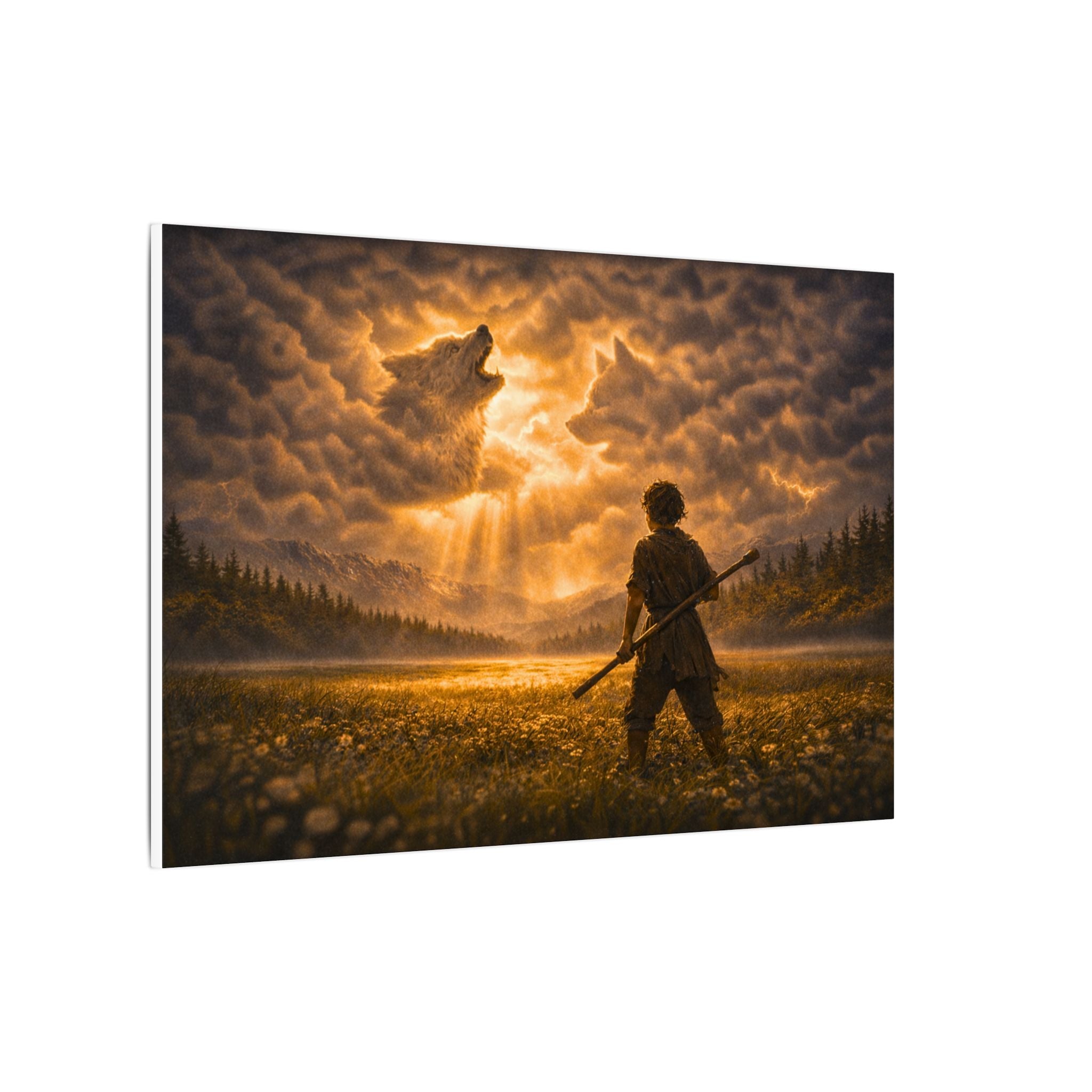 Stormy Meadow Wall Art | "The Omen" #2 of 12 | Cinematic Canvas Print | Fine Art