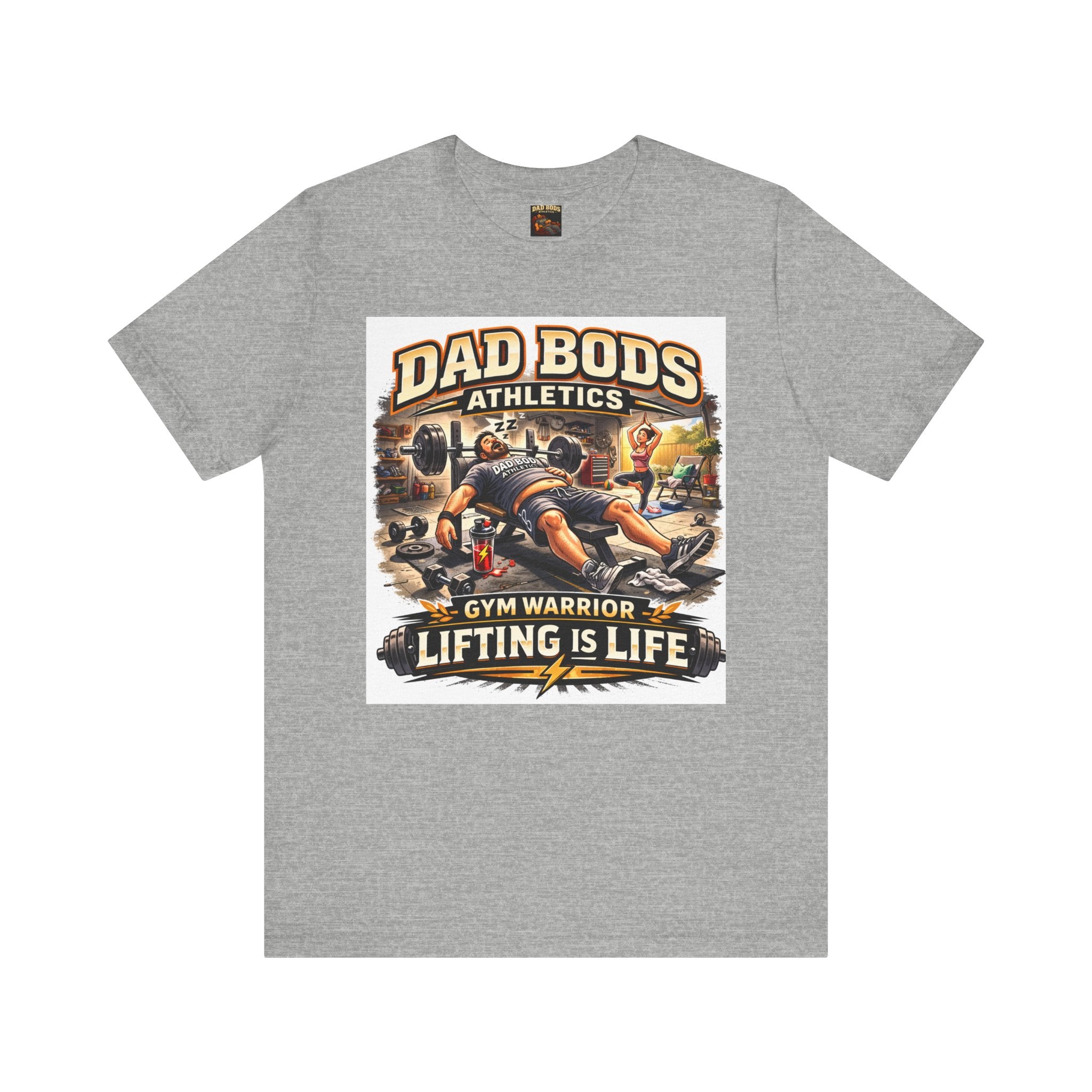 Funny Dad Shirt | Lifting is Life | Dad Bods Athletics | Father's Day Gift for Dads
