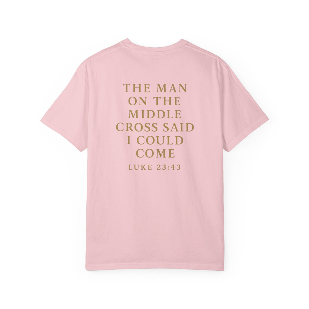 Christian T-Shirt | STILL "The Man on the Middle Cross" | Faith Scripture Tee | STILL Collection