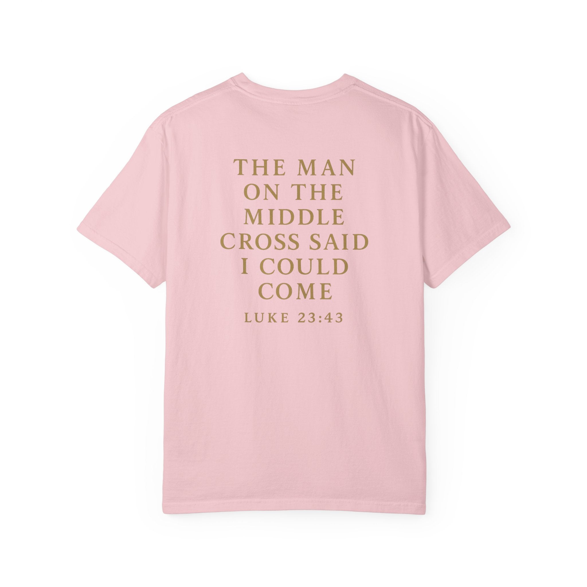 Christian T-Shirt | STILL "The Man on the Middle Cross" | Faith Scripture Tee | STILL Collection