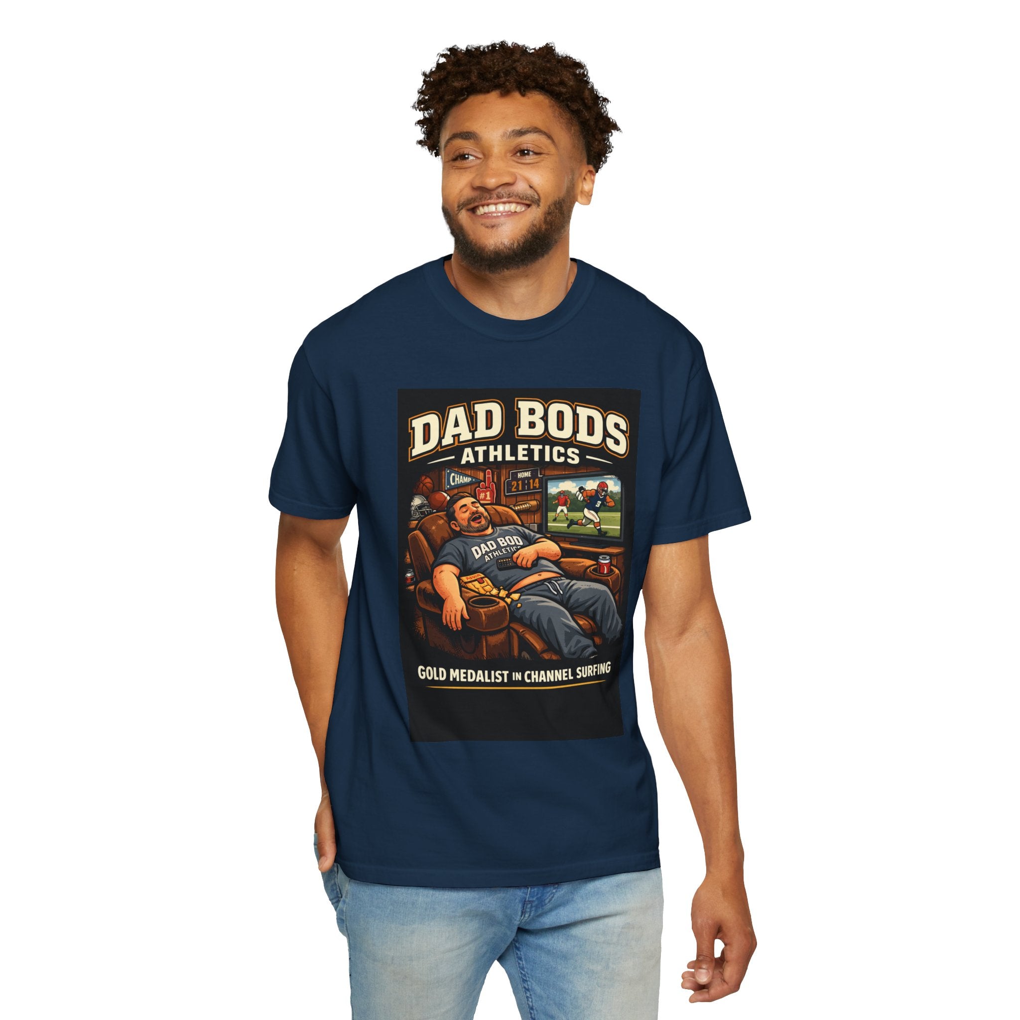 Funny Dad Shirt | Dad Bod Built by BBQ & Beer | Dad Bods Athletics | Father's Day Gift