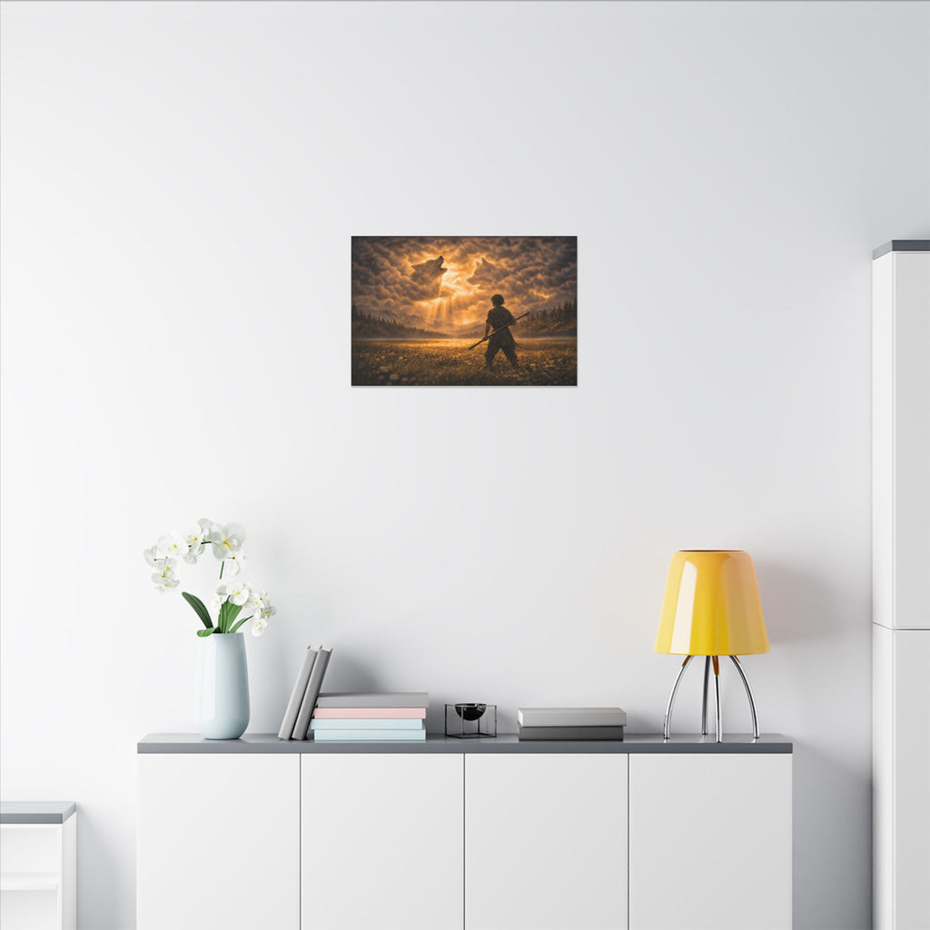 Stormy Meadow Wall Art | "The Omen" #2 of 12 | Cinematic Canvas Print | Fine Art
