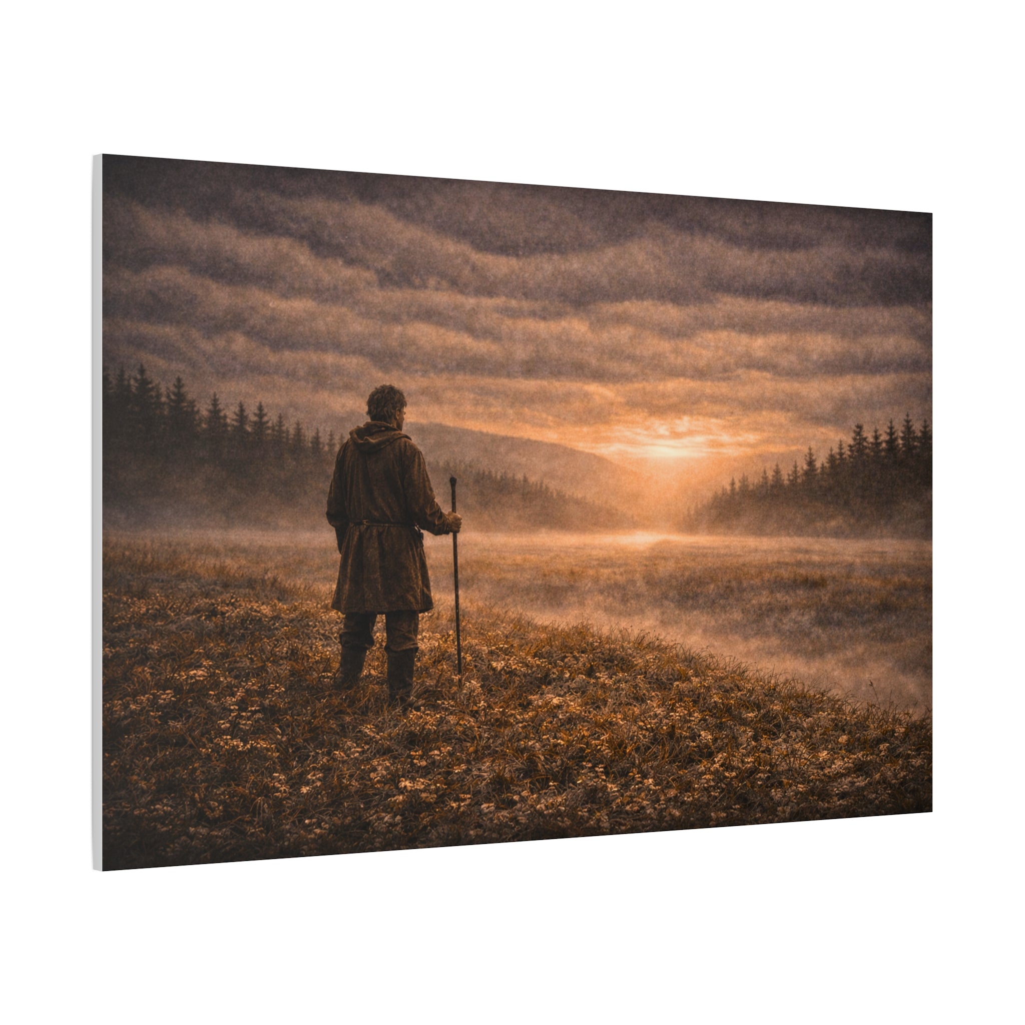 Stormy Meadow Wall Art | "The Turn" #5 of 12 | Cinematic Canvas Print | Fine Art