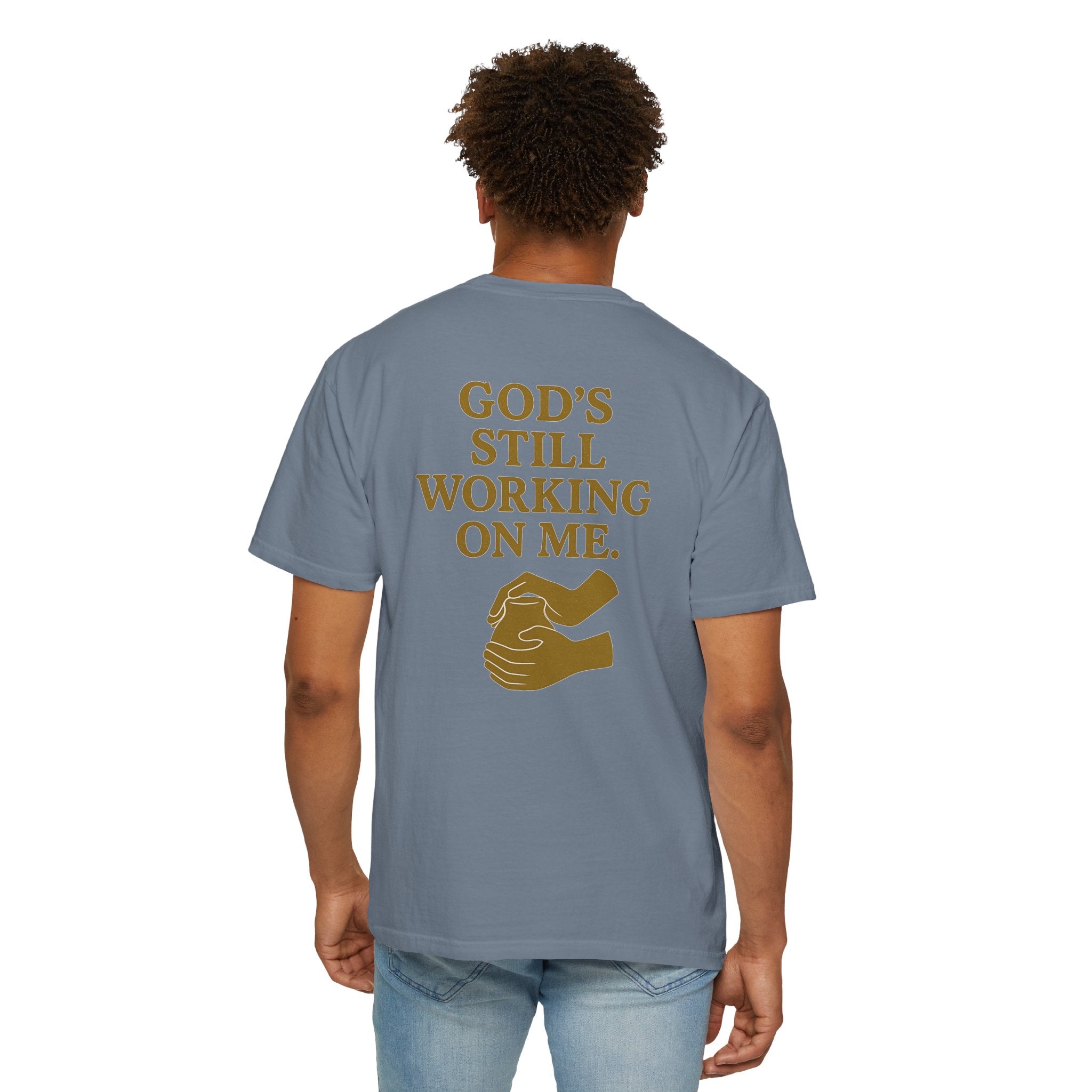 Christian T-Shirt | STILL "God's Still Working" | Inspirational Faith Tee | STILL Collection