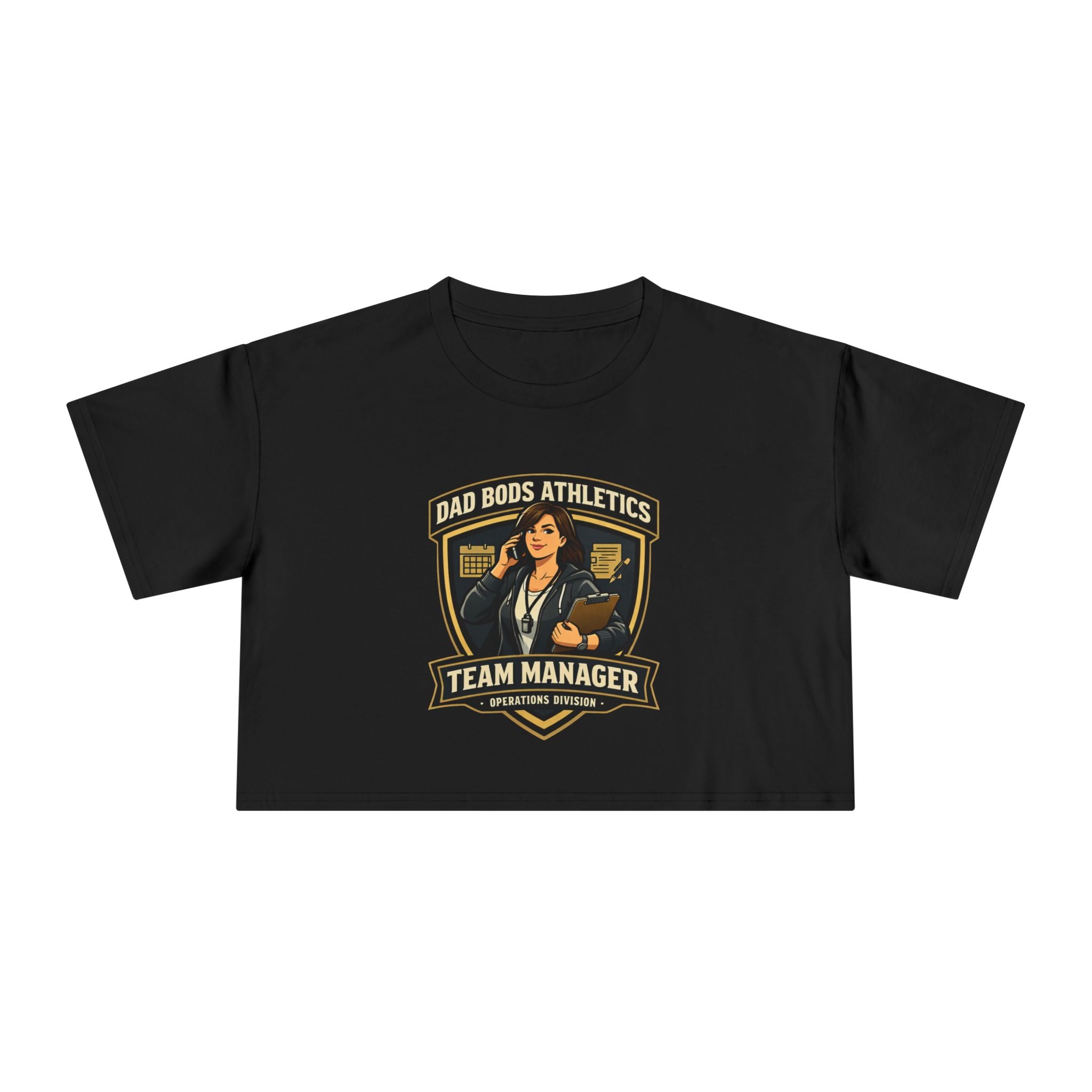 Team Manager Women's Crop Tee