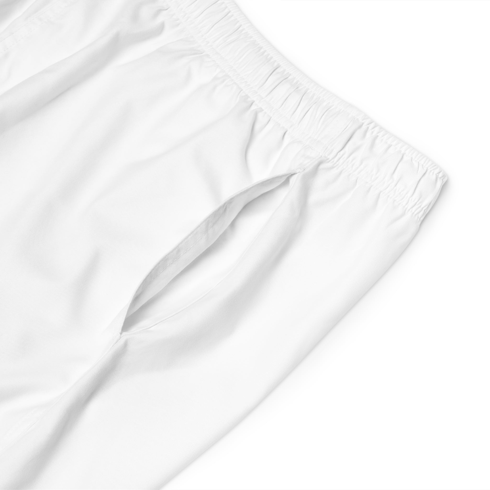 DBA gold and black text (left leg ) Men's Board Shorts (AOP)